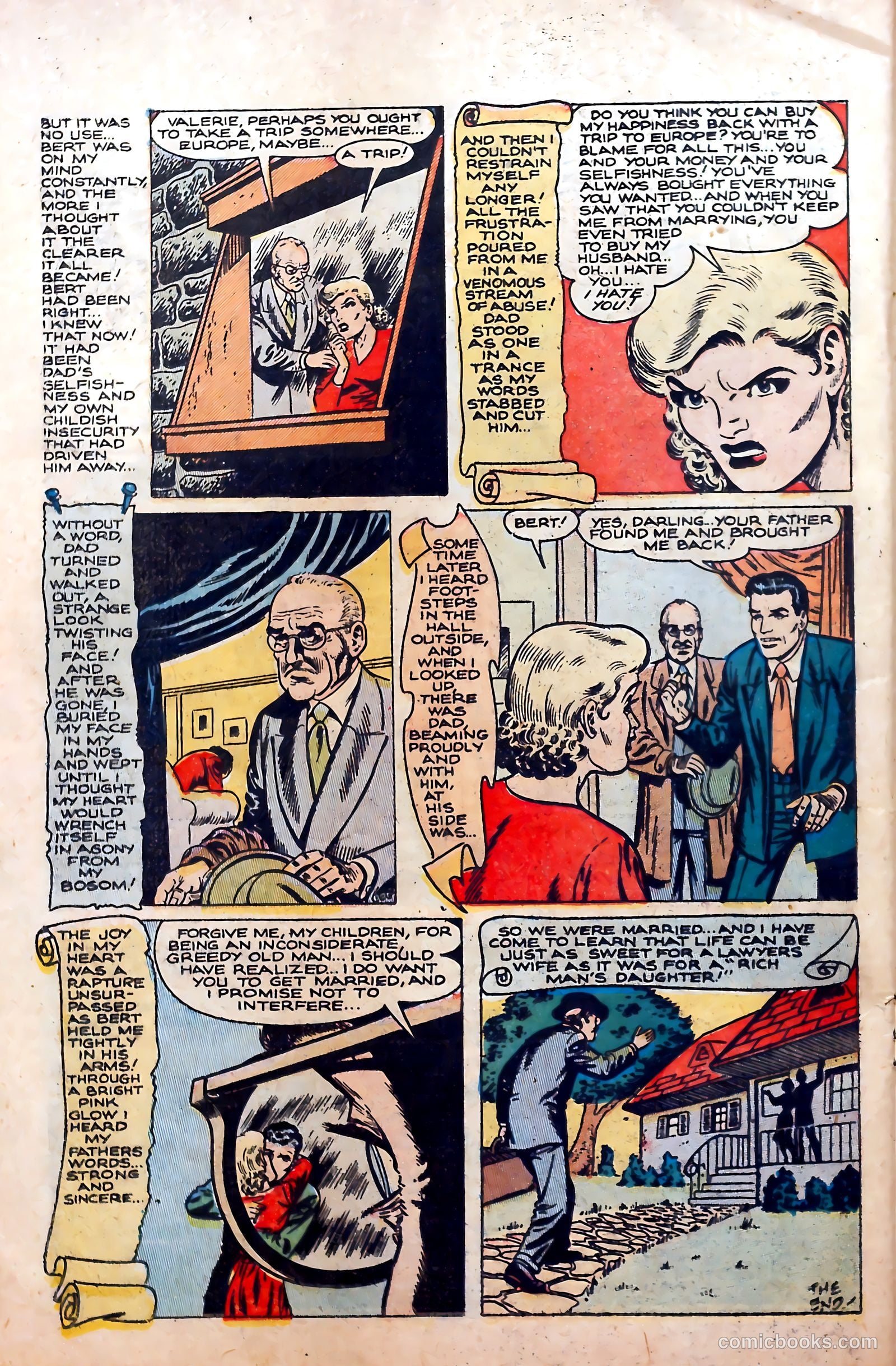 Tender Romance #1 (1953) — page 24 of 36
