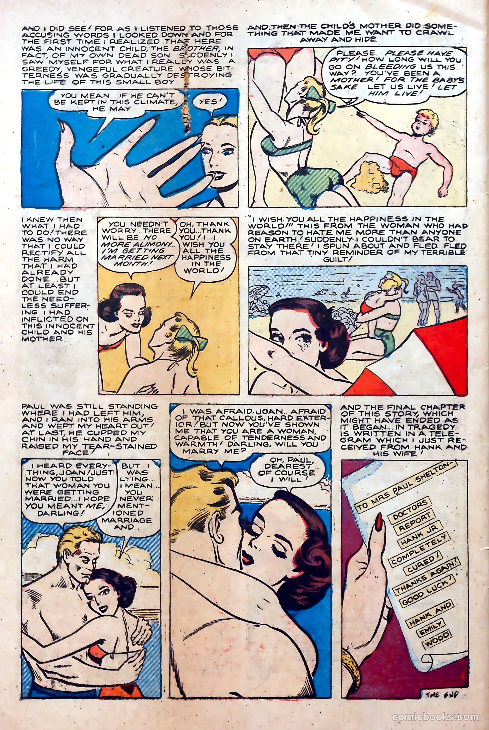 Tender Romance #1 (1953) — page 32 of 36