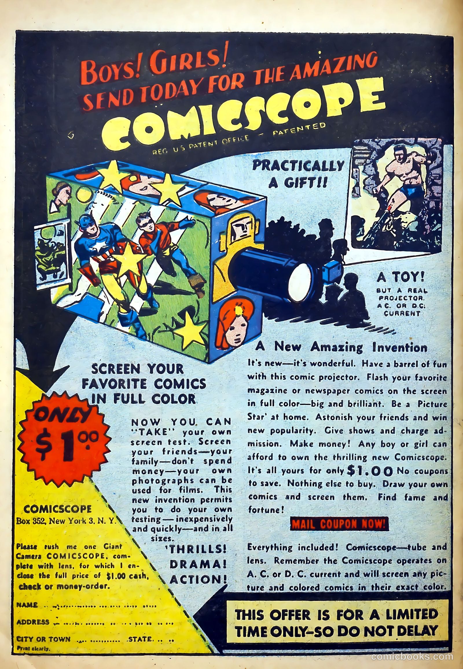 Terrific Comics #16 (1955) — page 34 of 36