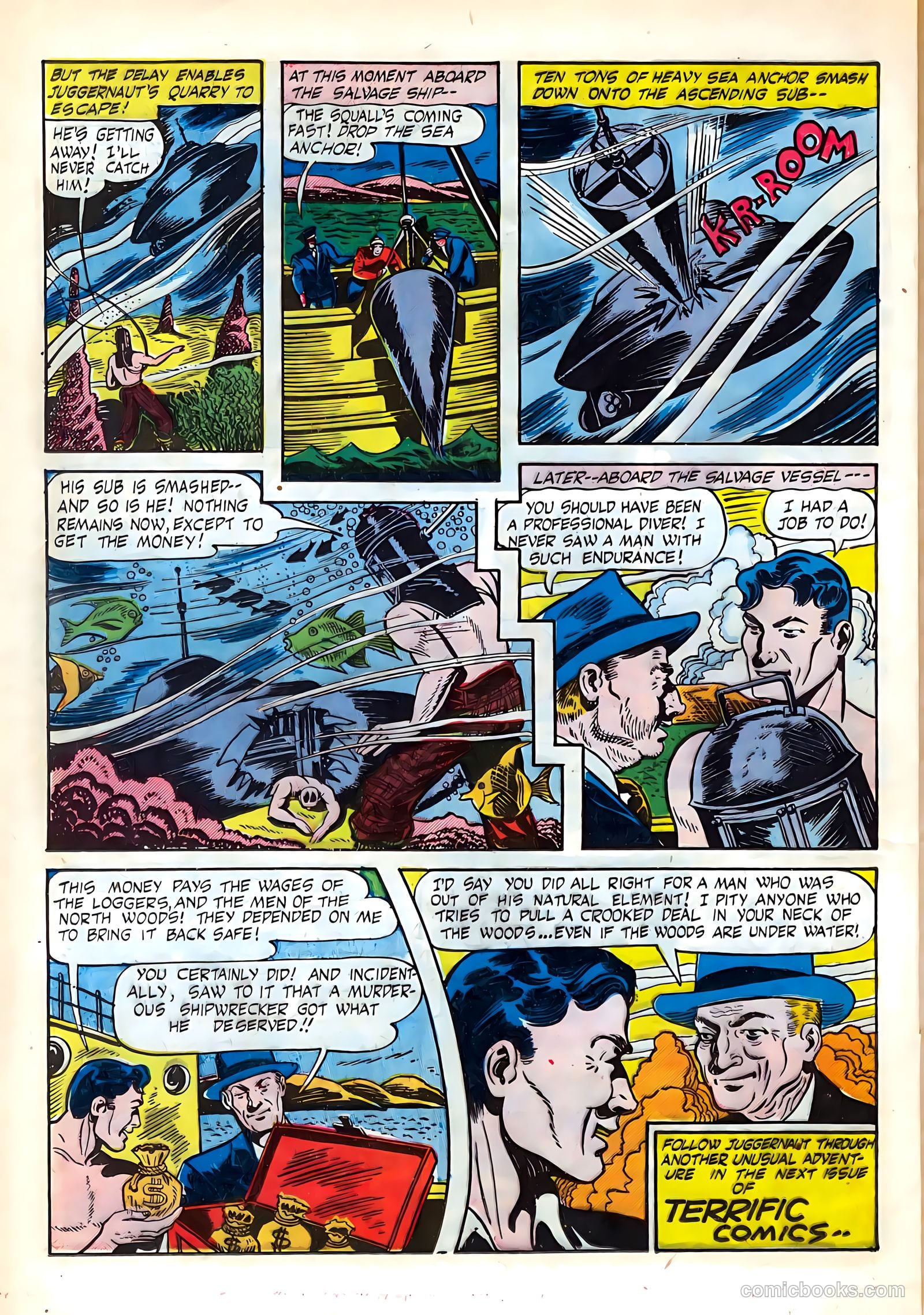Terrific Comics #6 (1944) — page 36 of 52