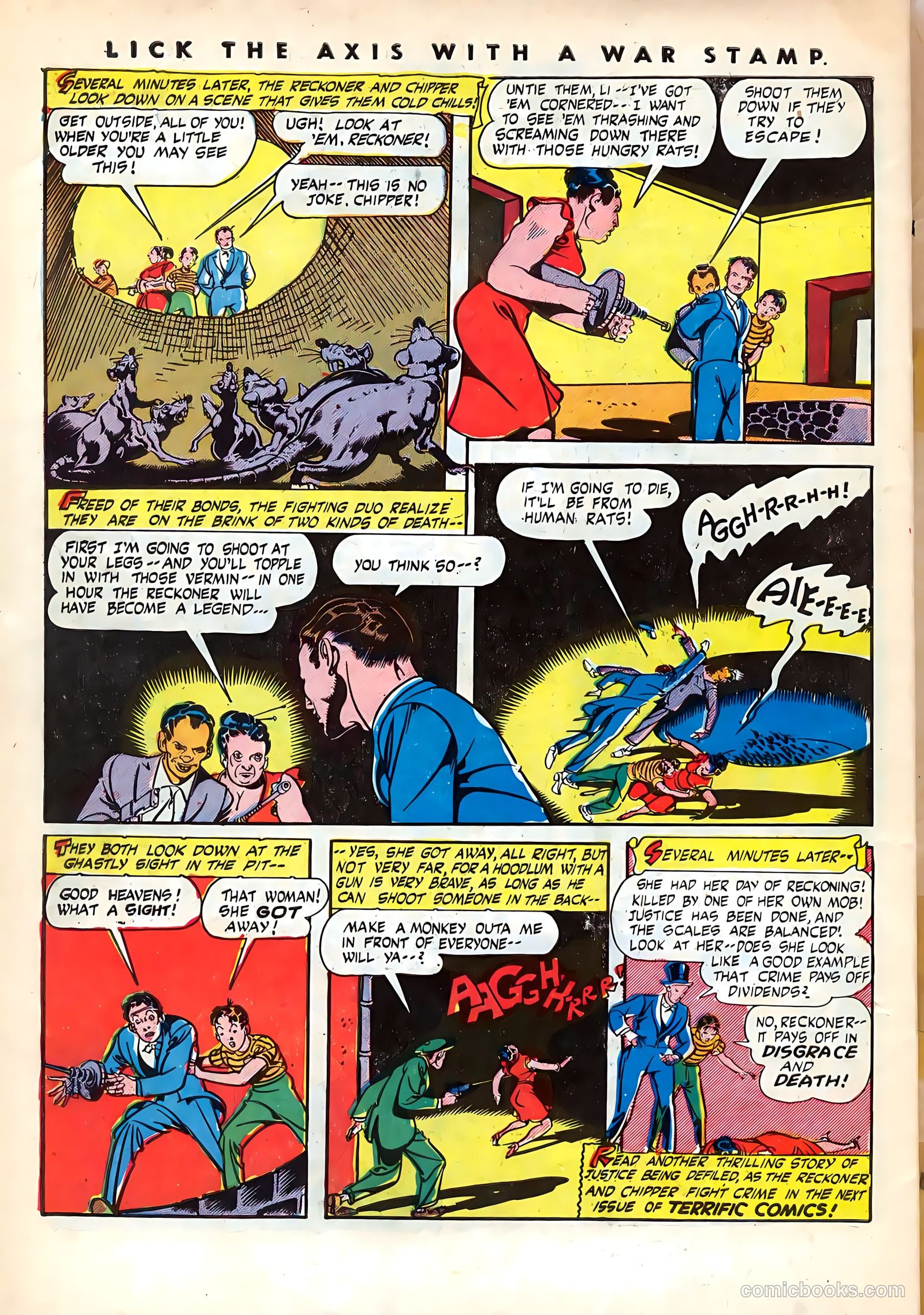 Terrific Comics #6 (1944) — page 50 of 52