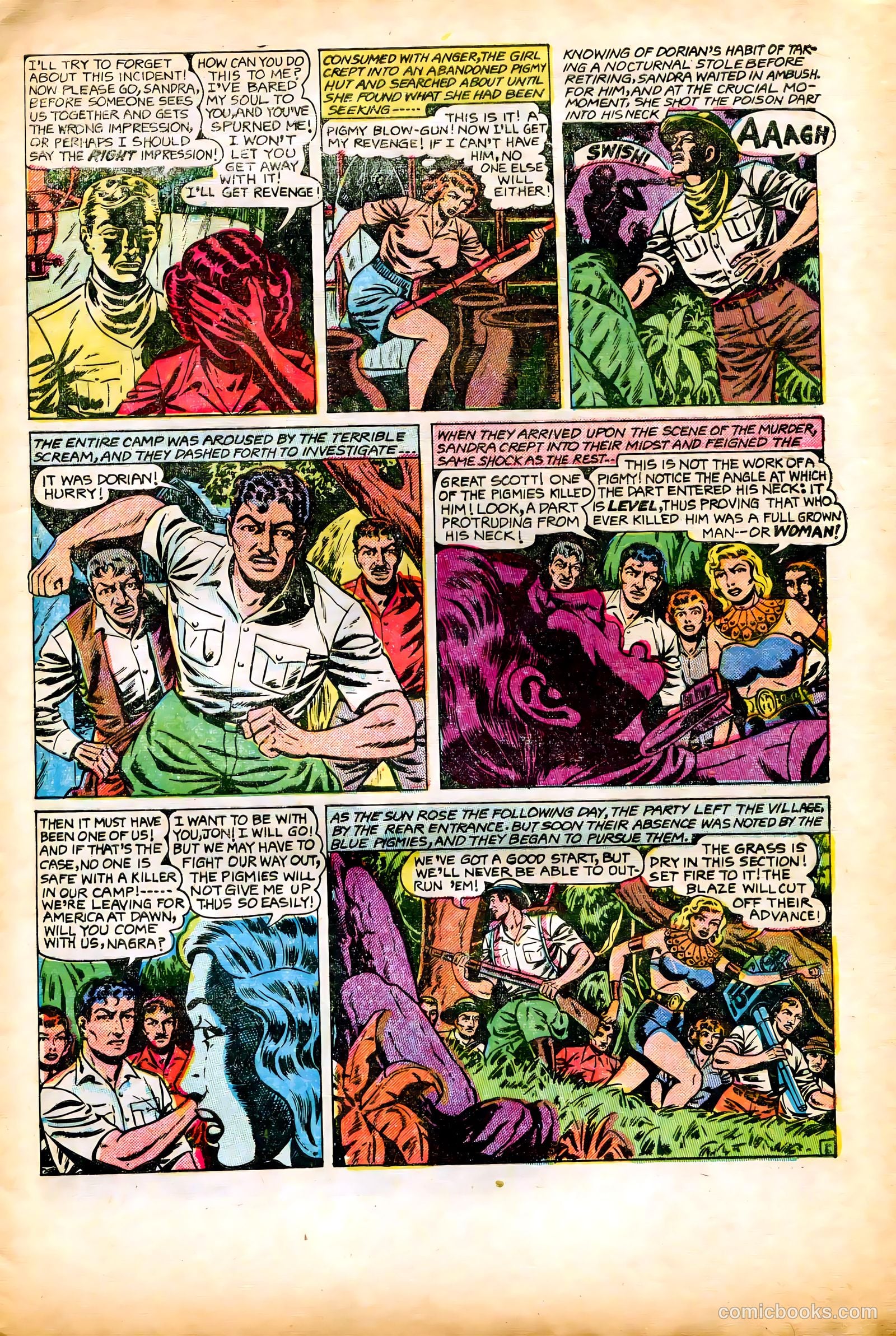 Terrors of the Jungle #10 (1954) — page 7 of 36