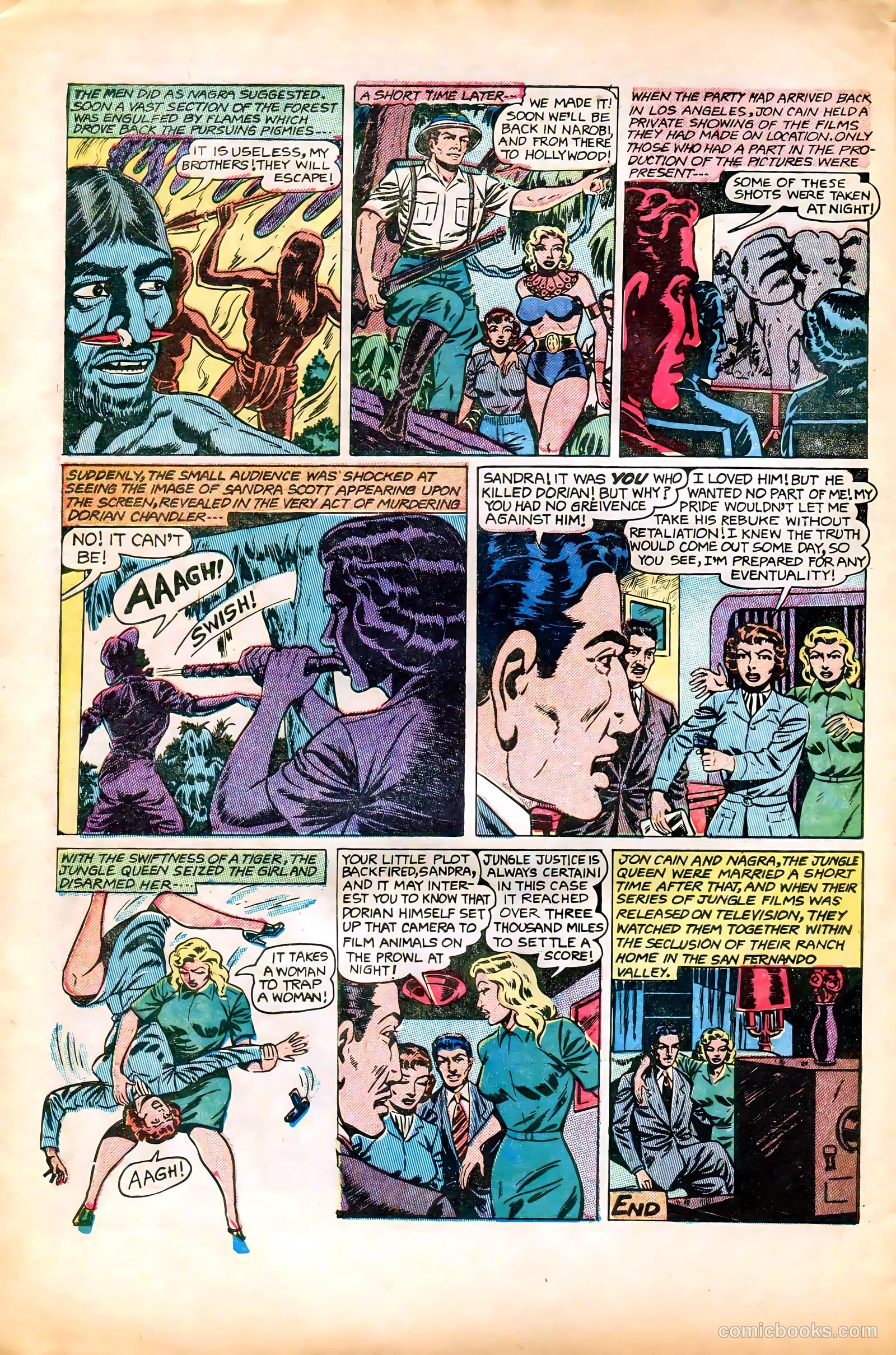 Terrors of the Jungle #10 (1954) — page 8 of 36