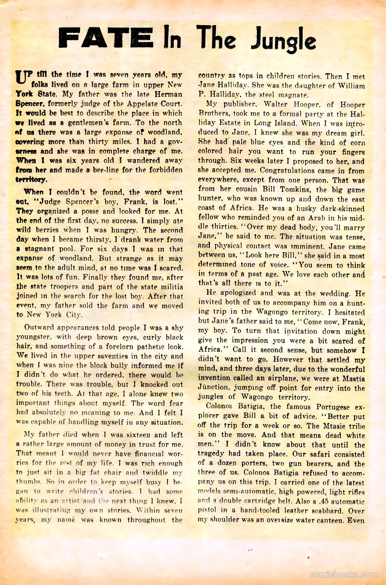 Terrors of the Jungle #10 (1954) — page 20 of 36
