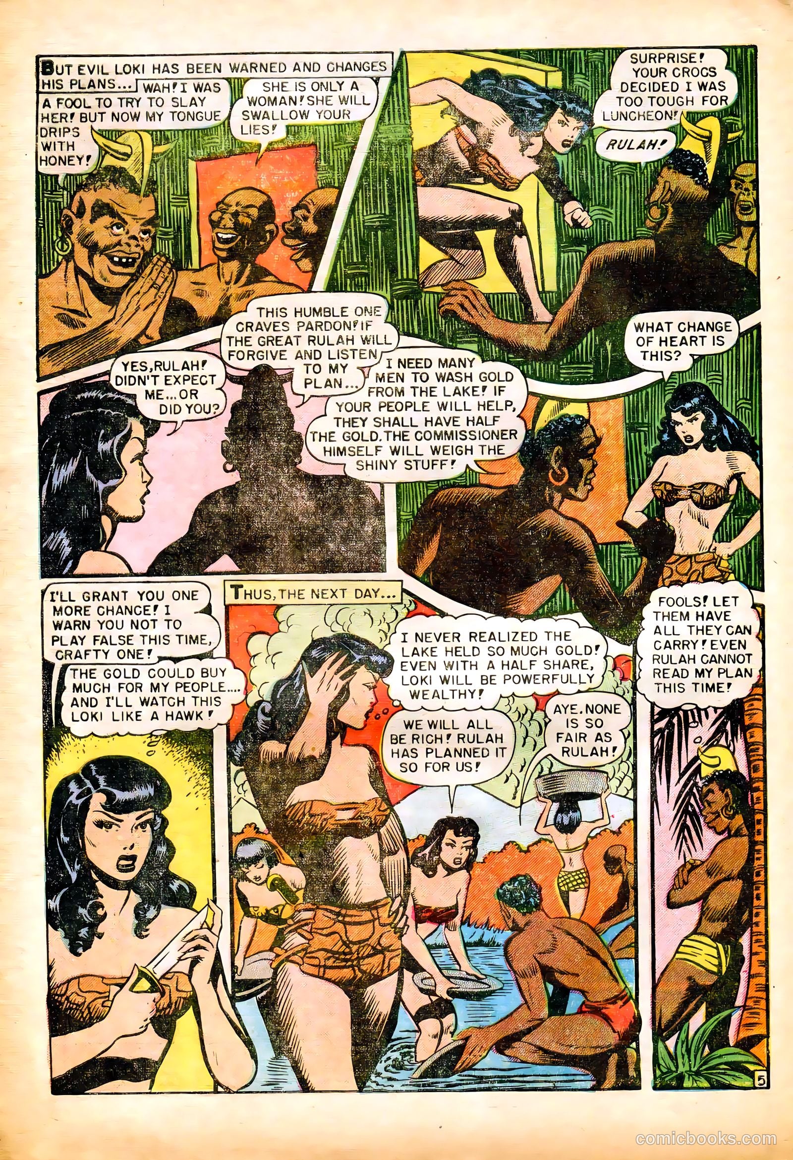 Terrors of the Jungle #10 (1954) — page 28 of 36