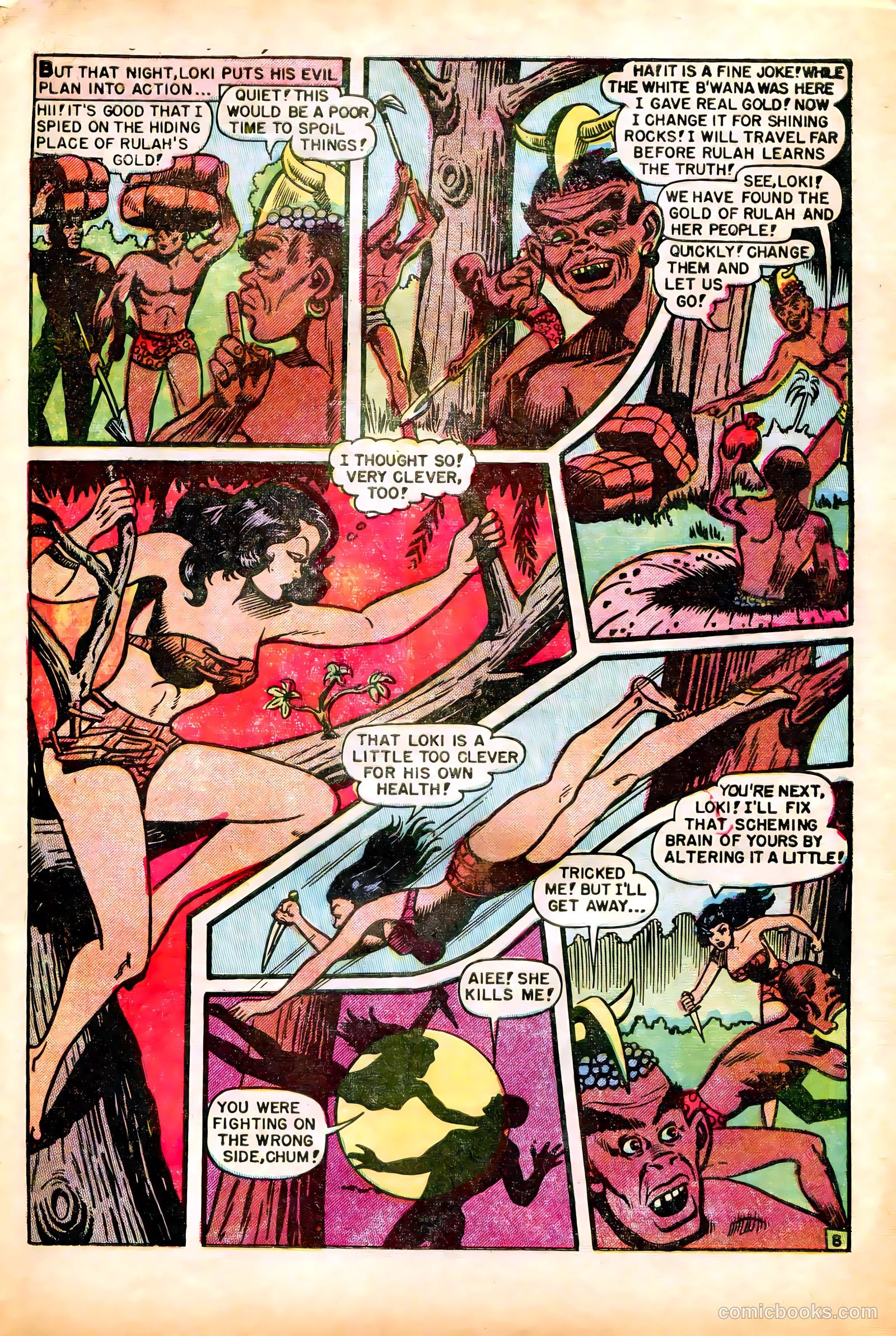 Terrors of the Jungle #10 (1954) — page 31 of 36