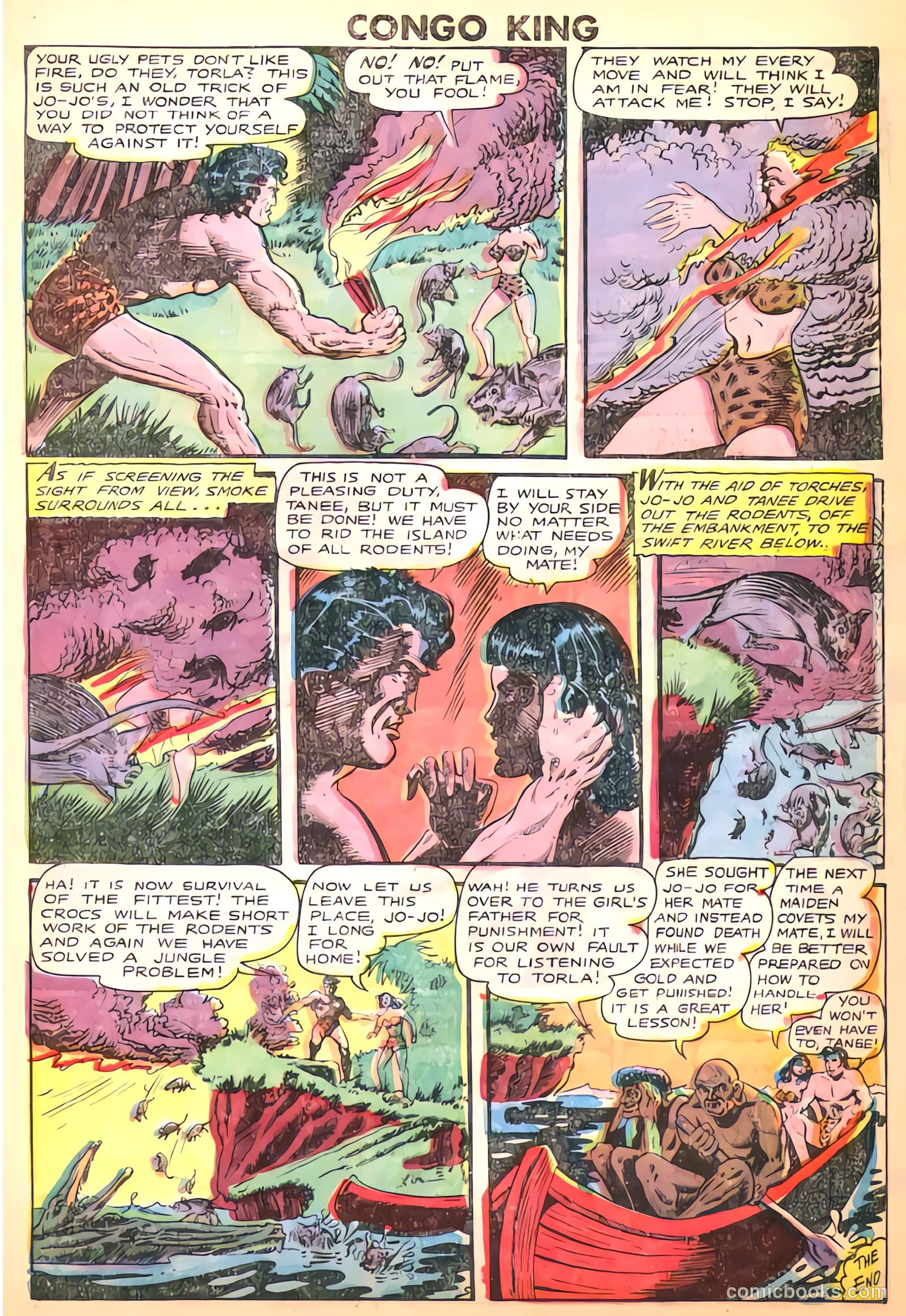 Terrors of the Jungle #18 (1952) — page 31 of 34