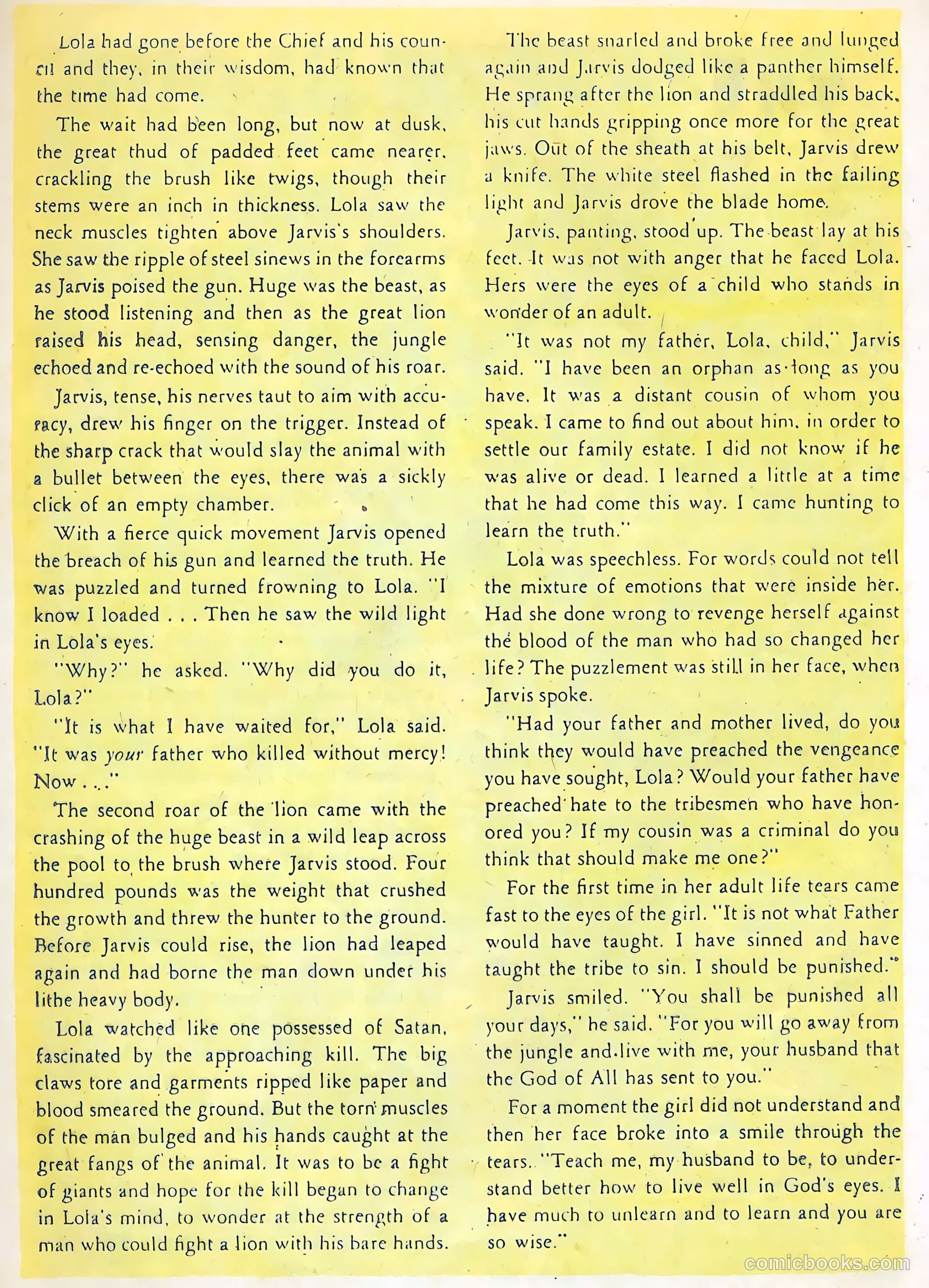 Terrors of the Jungle #20 (1952) — page 16 of 36