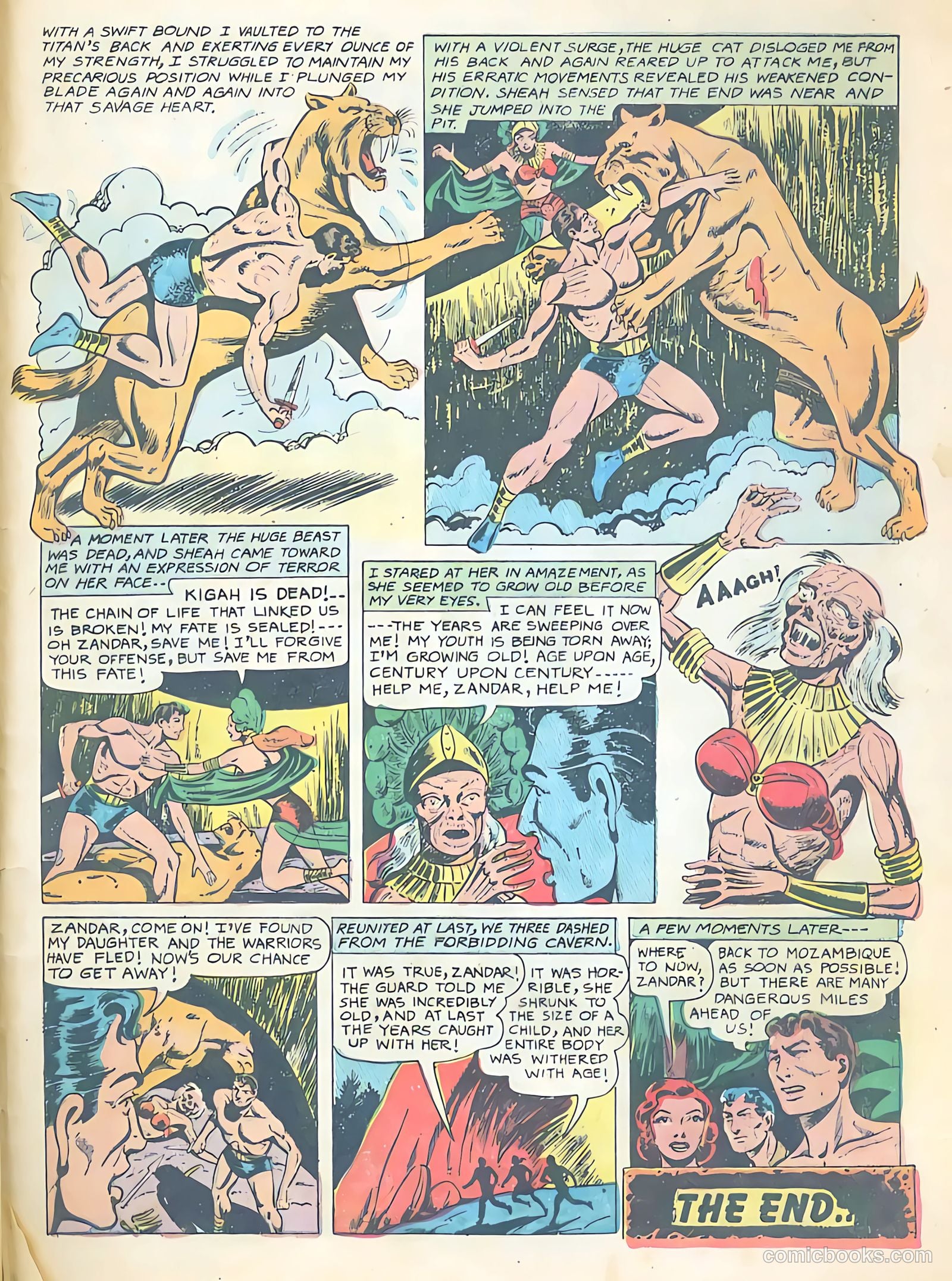 Terrors of the Jungle #20 (1952) — page 33 of 36
