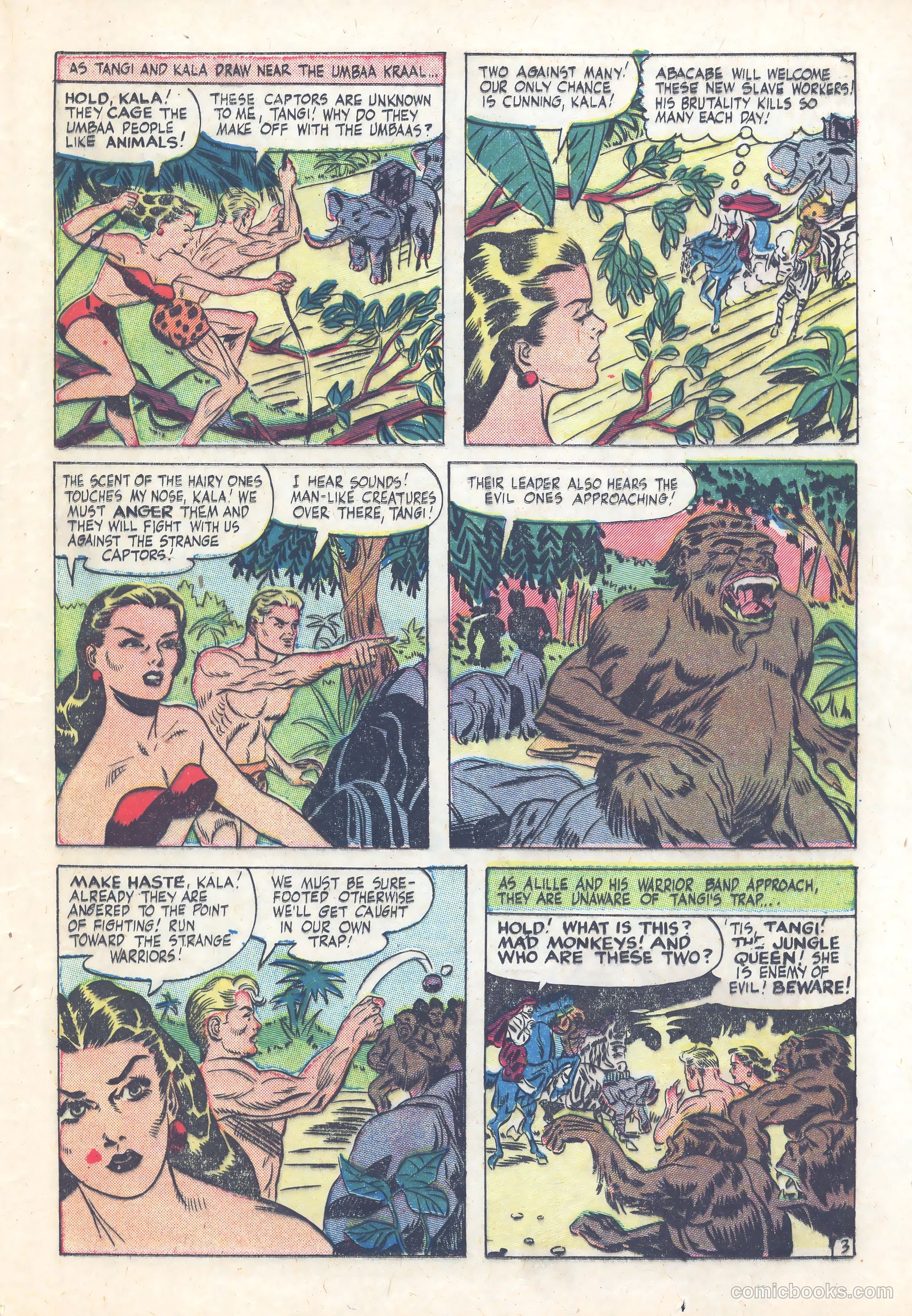 Terrors of the Jungle #21 (1953) — page 25 of 36