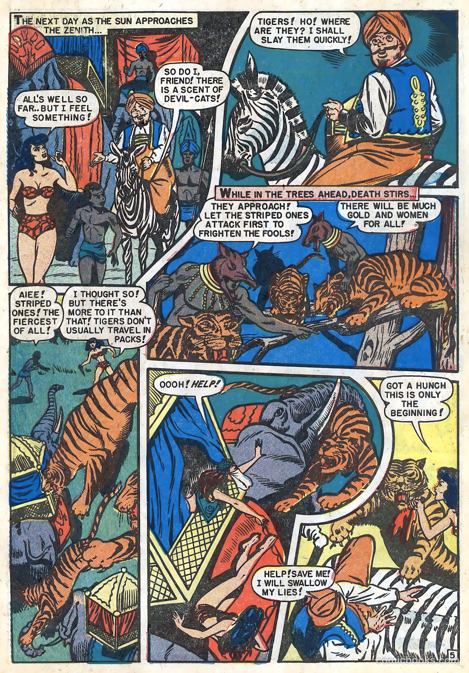 Terrors of the Jungle #4 (1953) — page 7 of 36