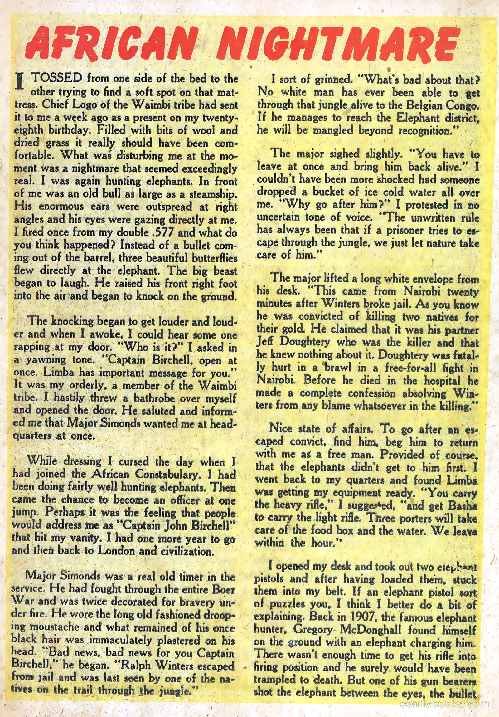 Terrors of the Jungle #4 (1953) — page 21 of 36