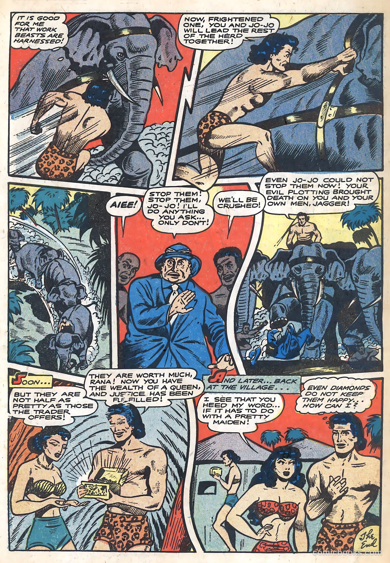 Terrors of the Jungle #4 (1953) — page 34 of 36