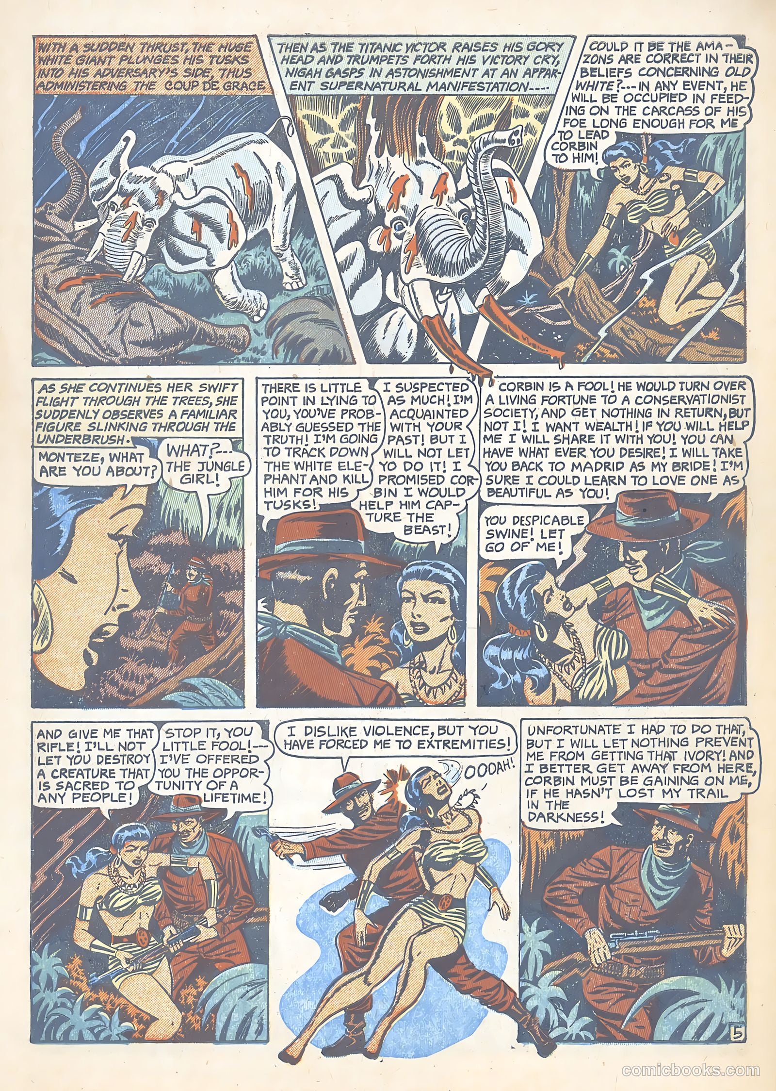 Terrors of the Jungle #5 (1953) — page 7 of 36