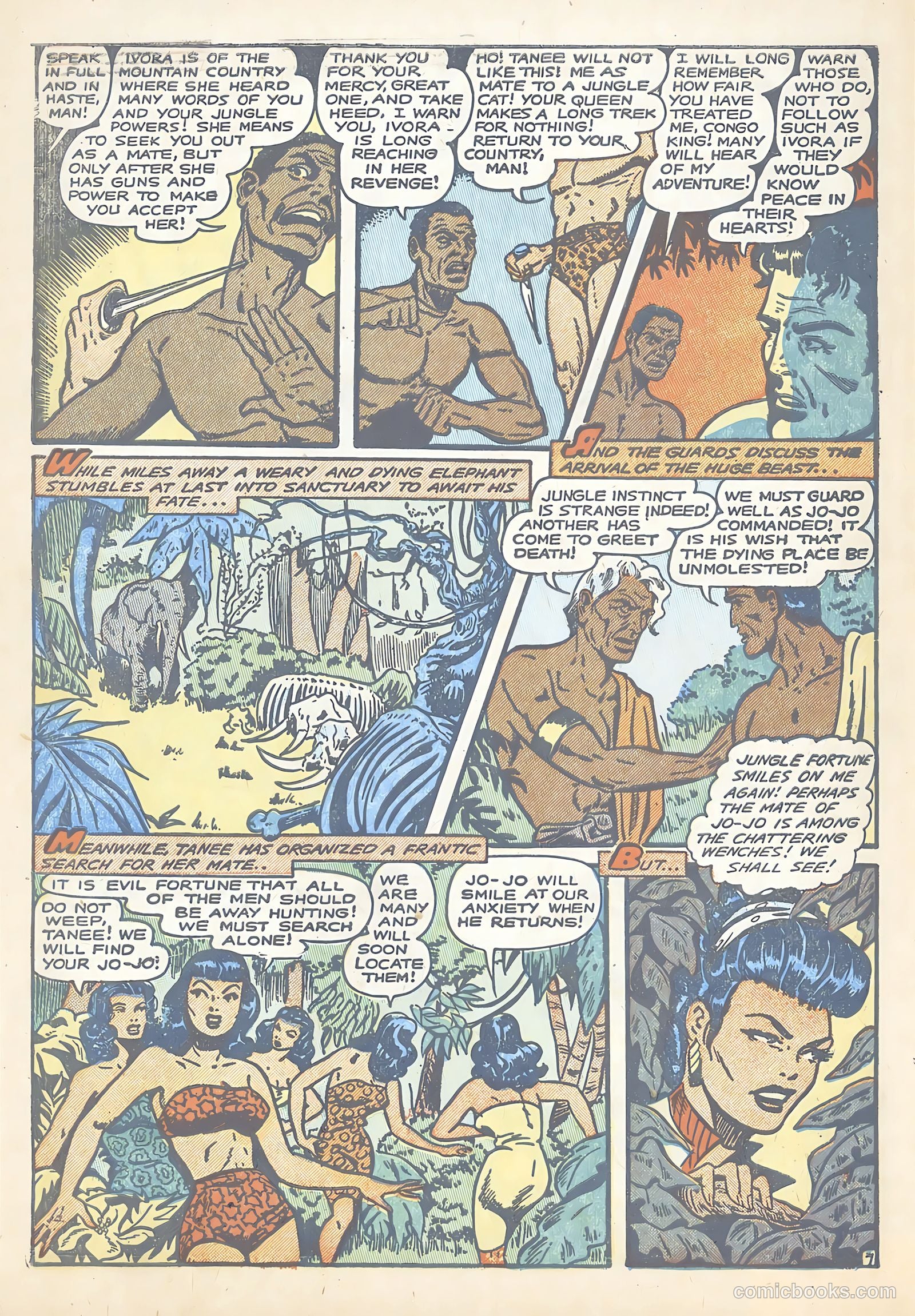 Terrors of the Jungle #5 (1953) — page 30 of 36