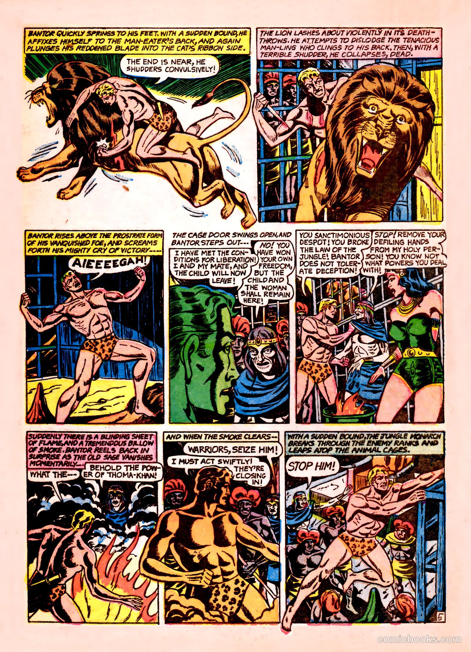 Terrors of the Jungle #6 (1953) — page 7 of 36