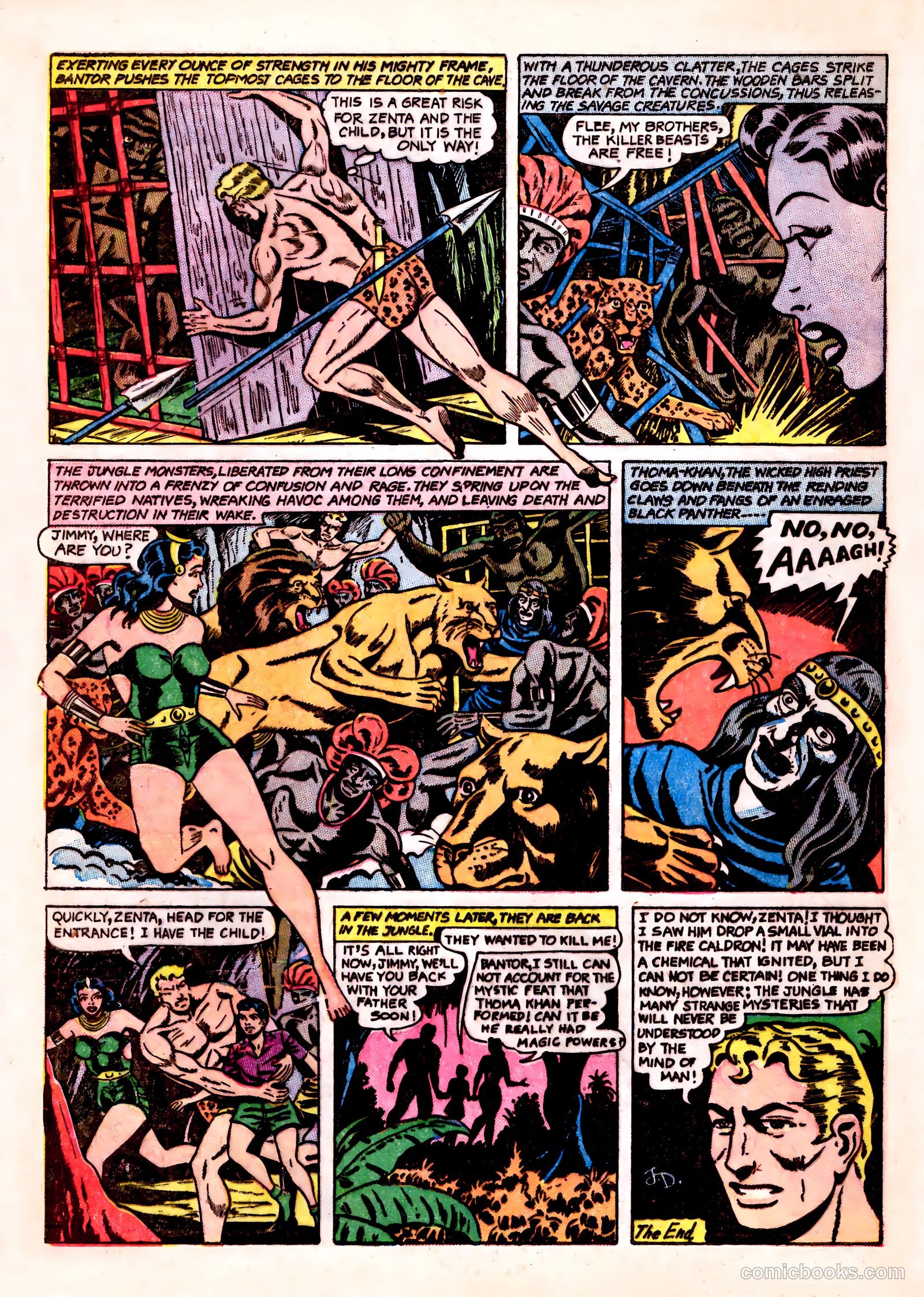 Terrors of the Jungle #6 (1953) — page 8 of 36