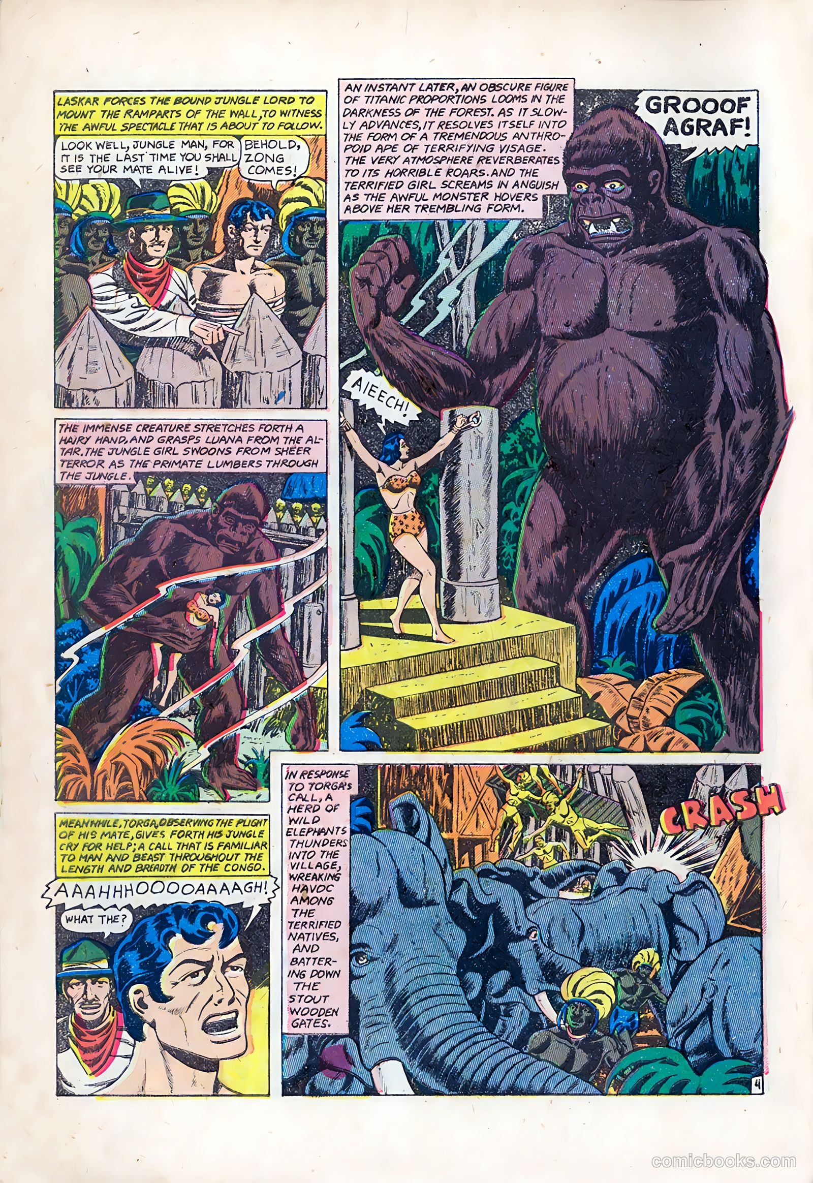 Terrors of the Jungle #7 (1953) — page 6 of 36