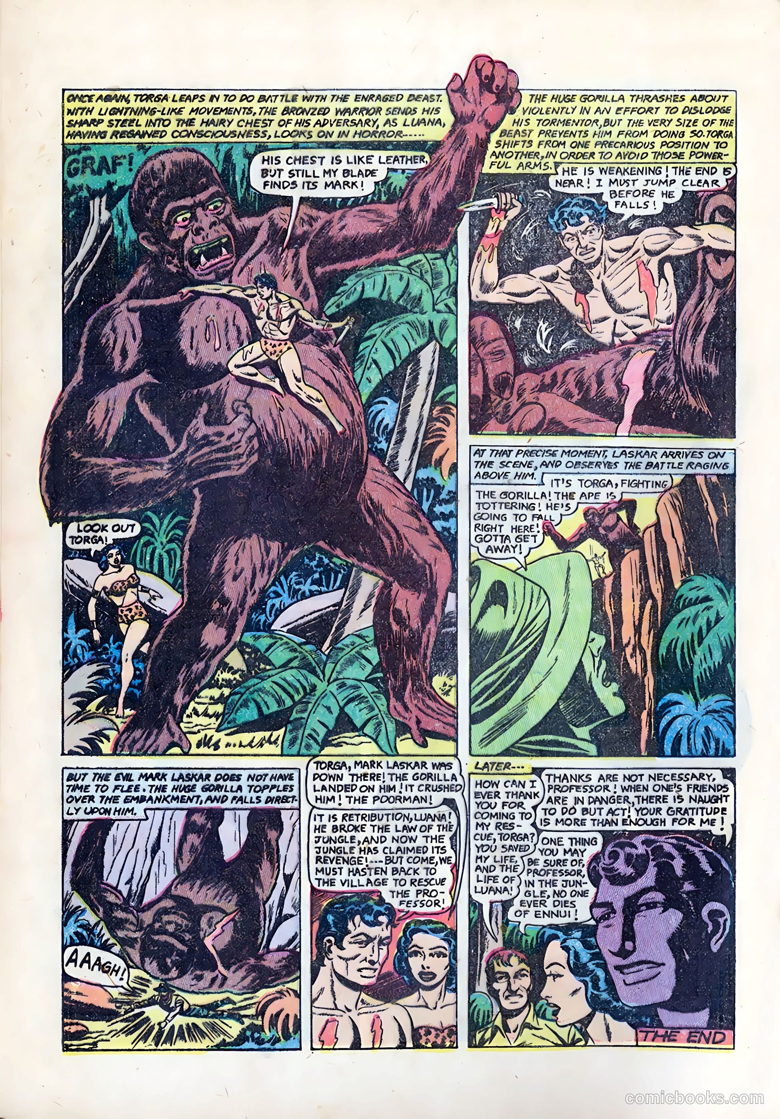 Terrors of the Jungle #7 (1953) — page 8 of 36