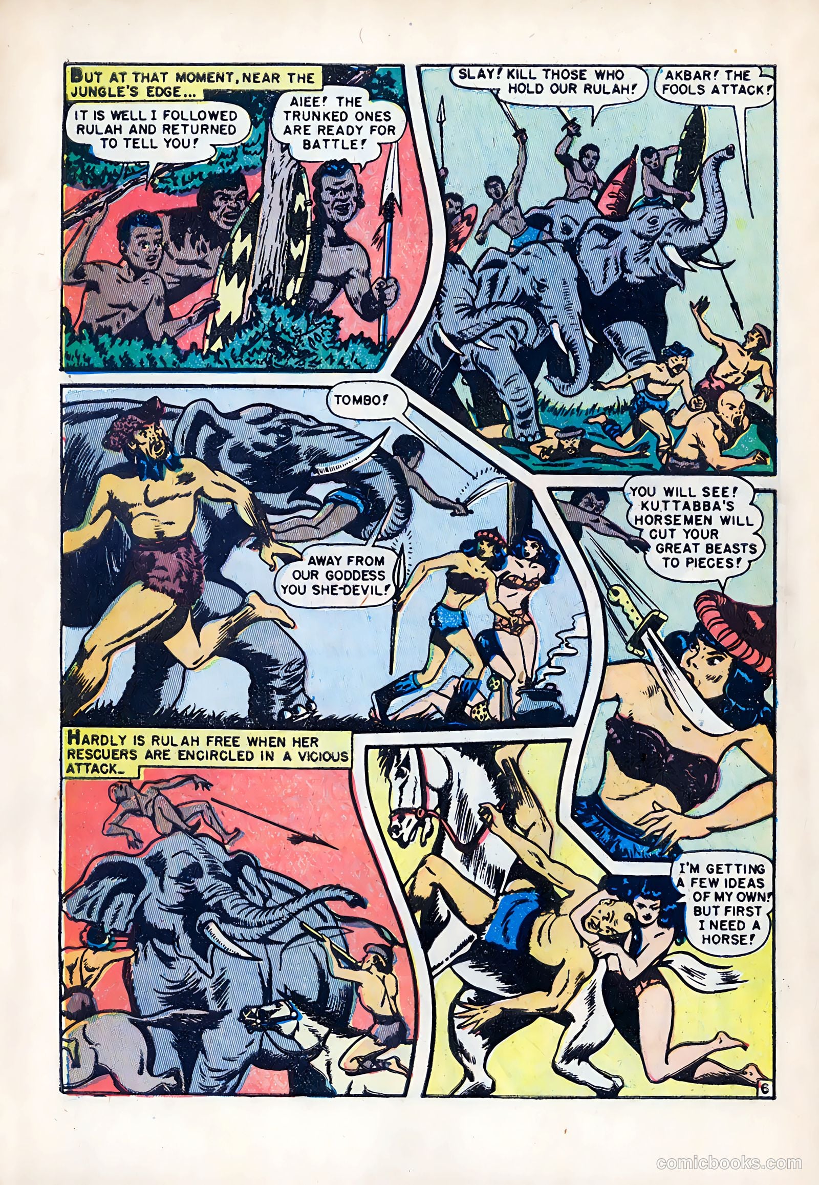 Terrors of the Jungle #7 (1953) — page 30 of 36