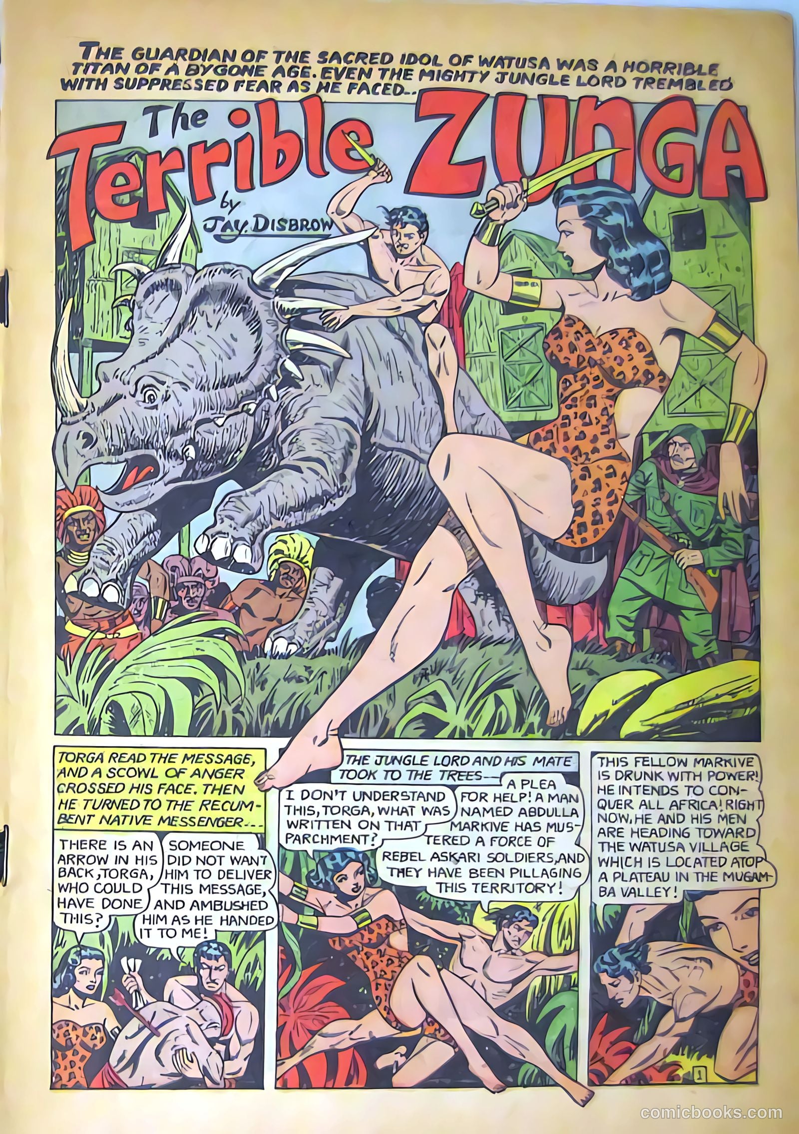 Terrors of the Jungle #8 (1954) — page 3 of 25
