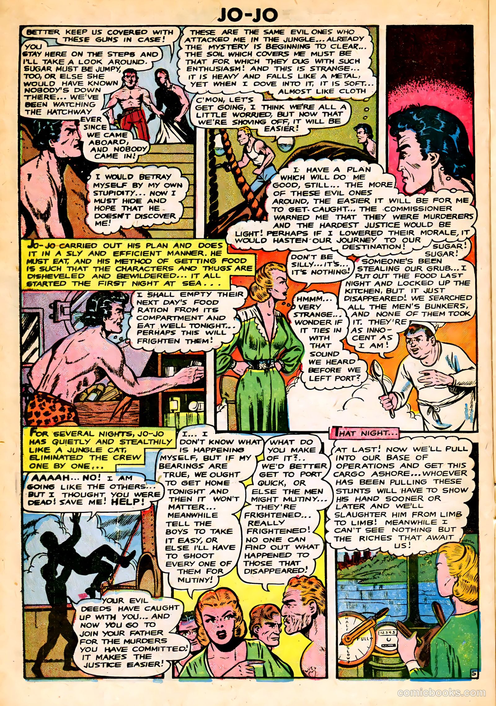 Terrors of the Jungle #8 (1954) — page 8 of 25
