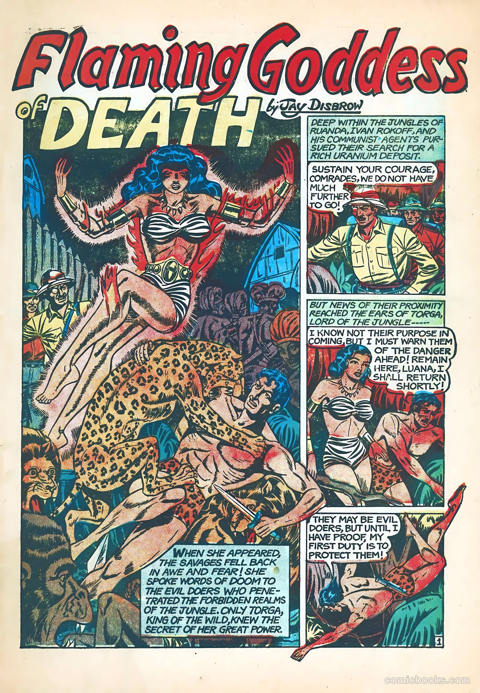 Terrors of the Jungle #9 (1954) — page 3 of 36