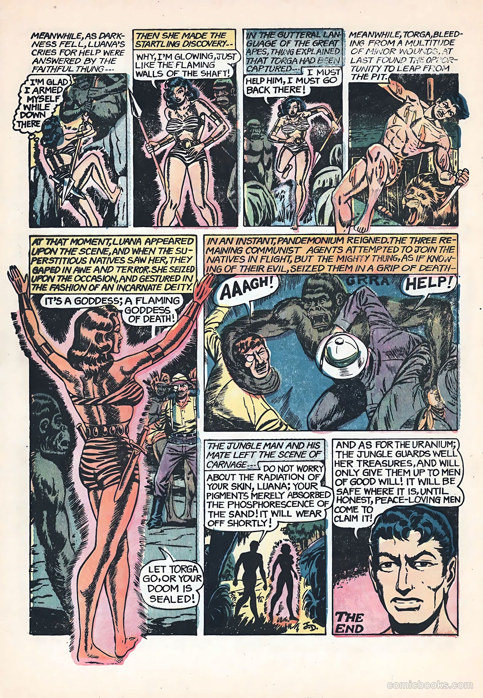 Terrors of the Jungle #9 (1954) — page 8 of 36