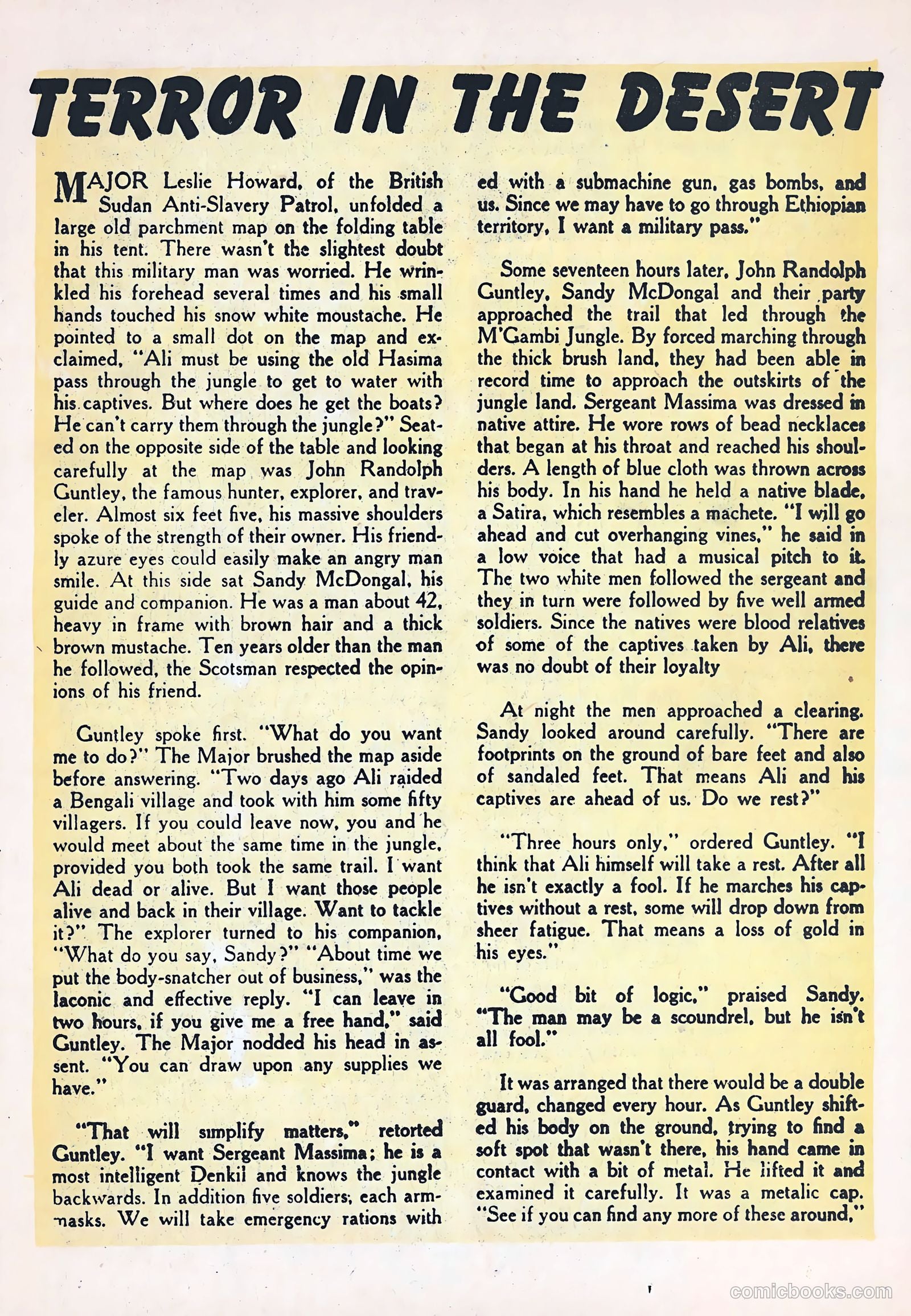 Terrors of the Jungle #9 (1954) — page 21 of 36