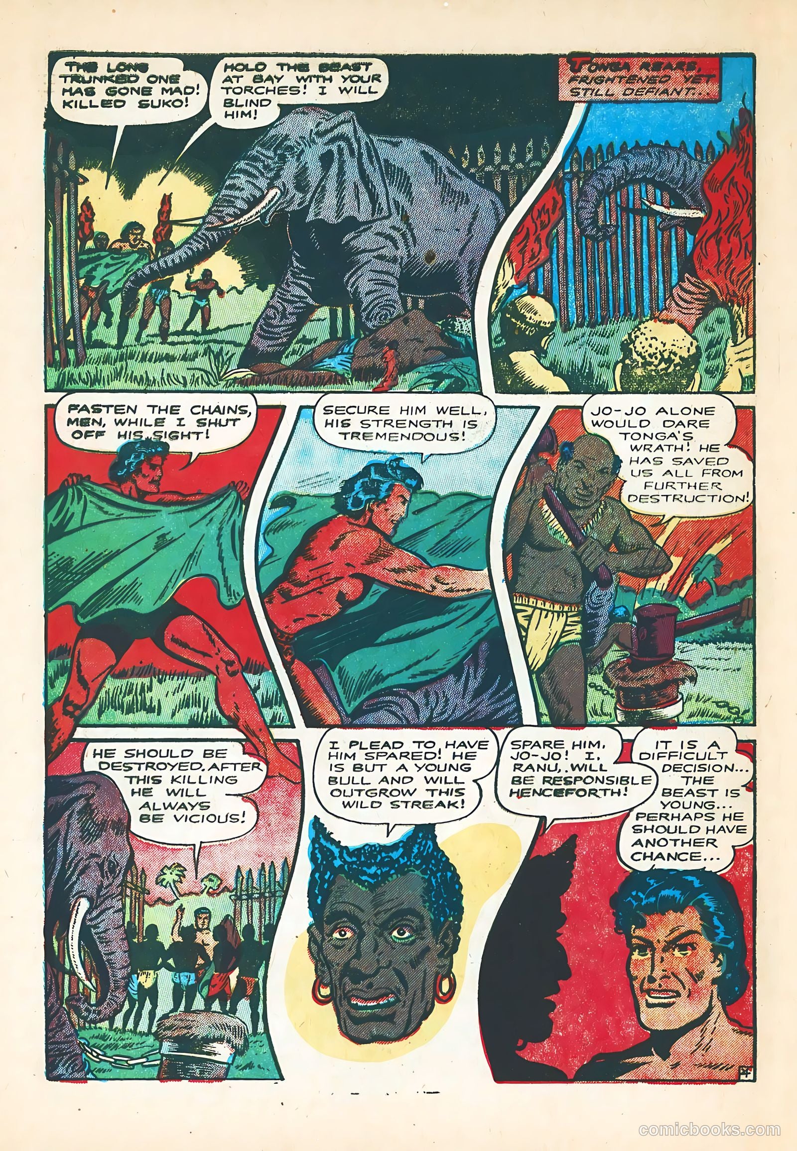 Terrors of the Jungle #9 (1954) — page 28 of 36