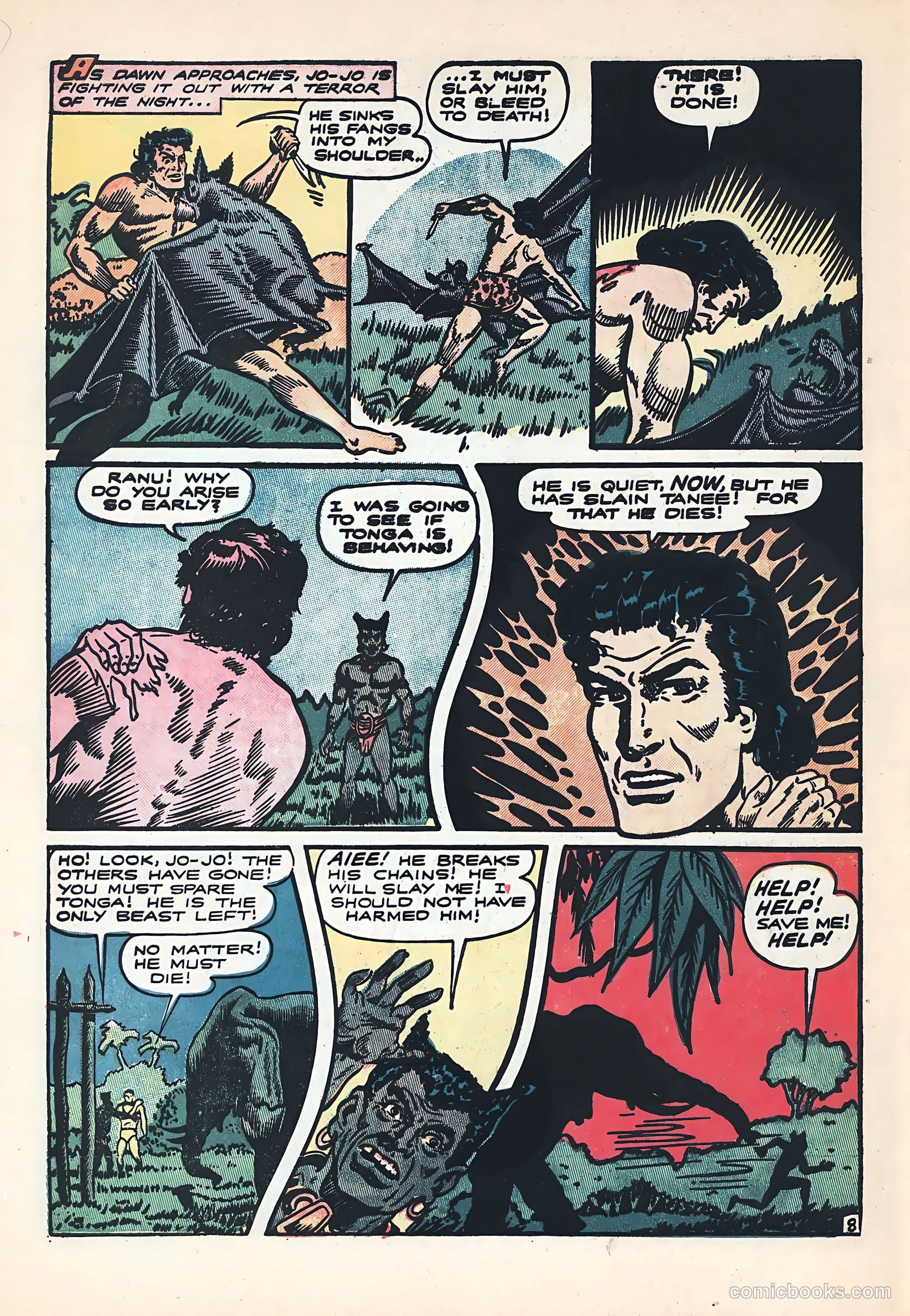 Terrors of the Jungle #9 (1954) — page 32 of 36