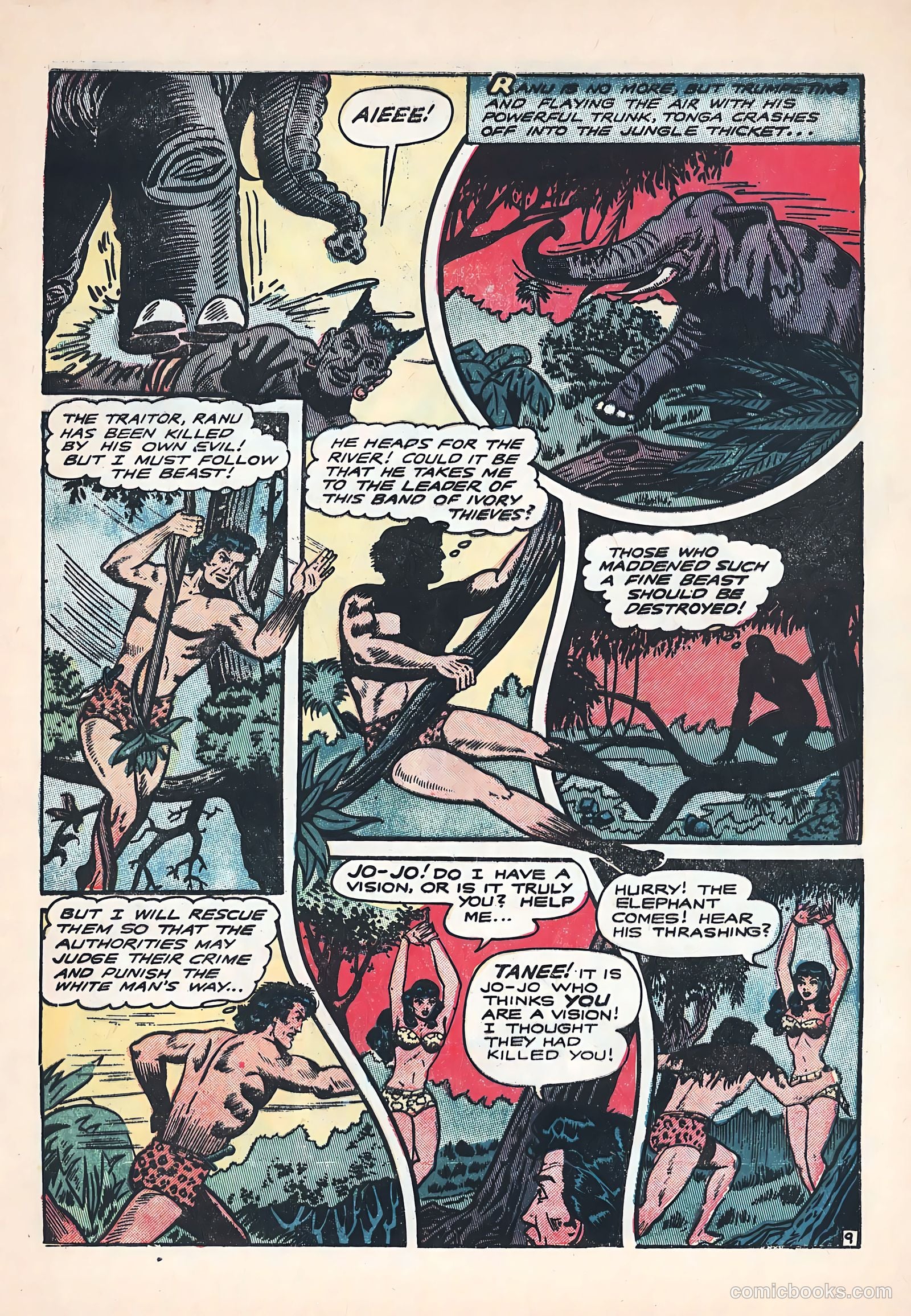 Terrors of the Jungle #9 (1954) — page 33 of 36