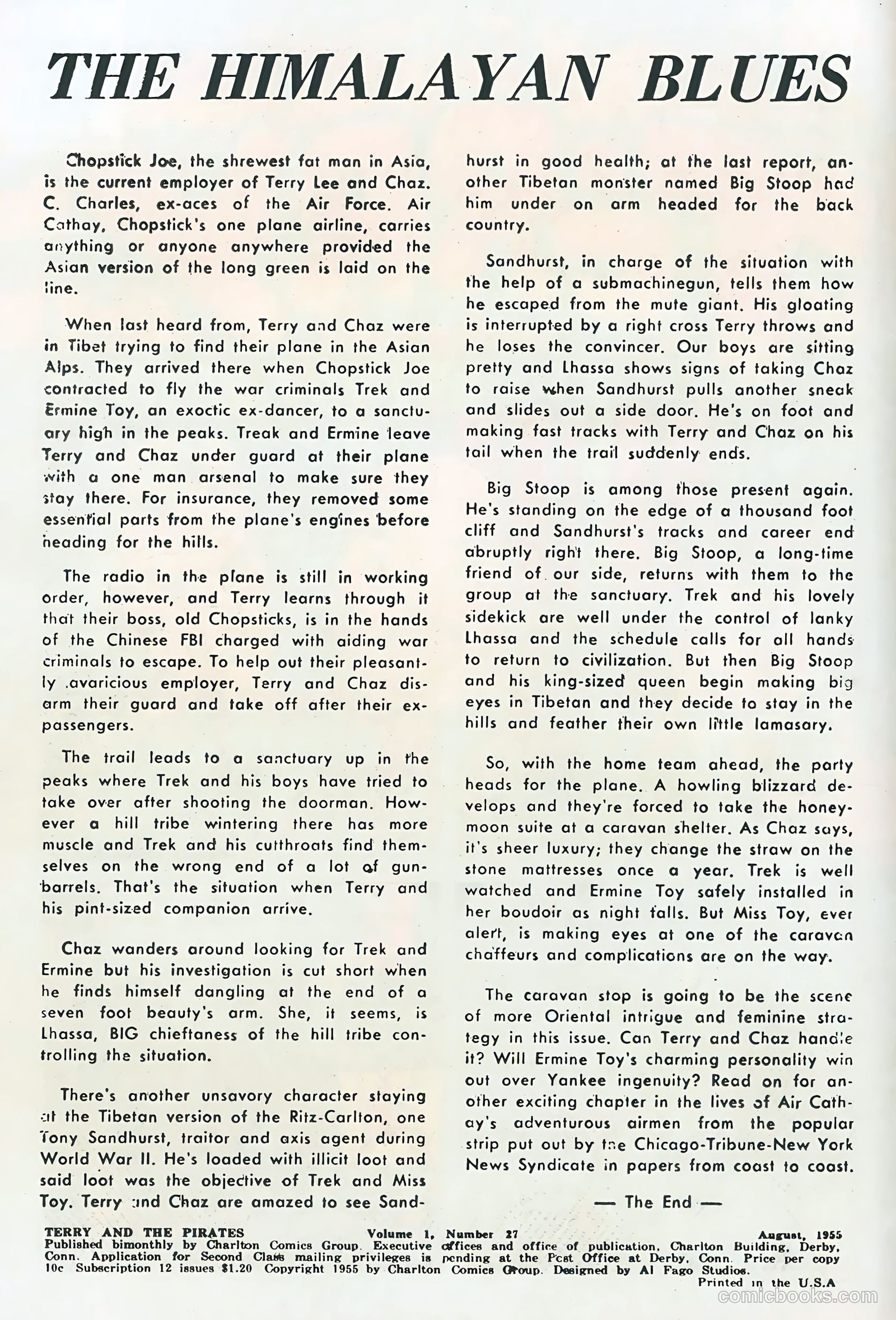 Terry and the Pirates #27 (1955) — page 2 of 36