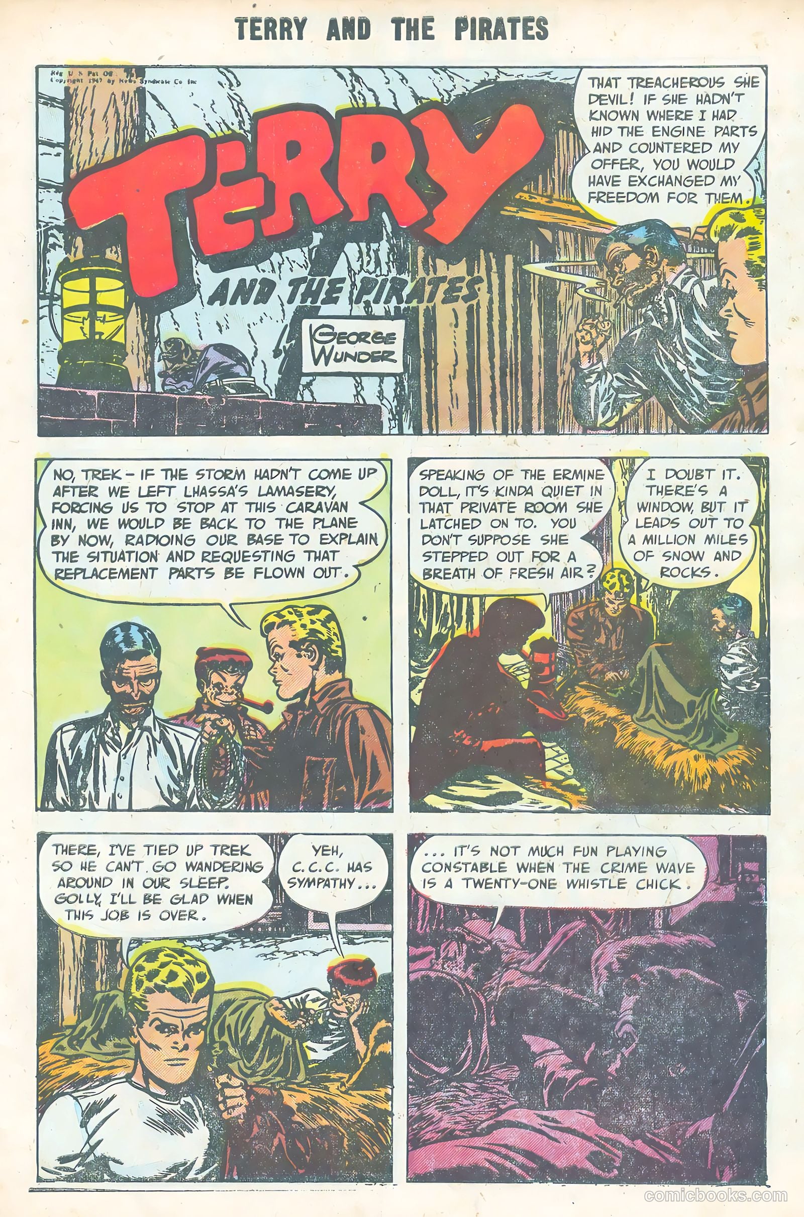 Terry and the Pirates #27 (1955) — page 3 of 36