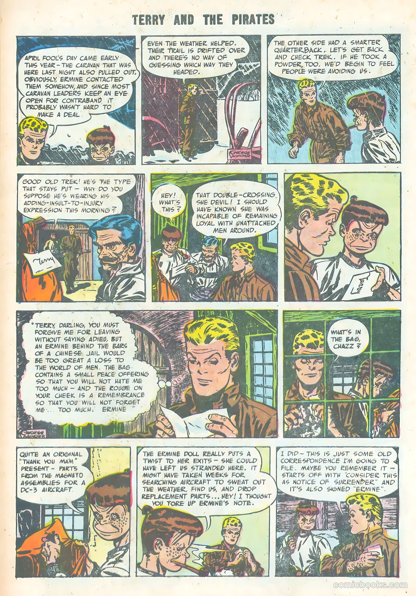 Terry and the Pirates #27 (1955) — page 6 of 36