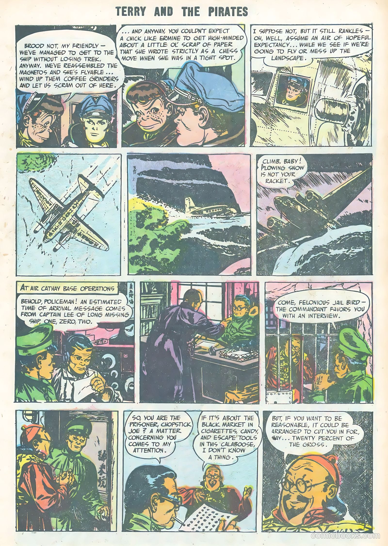 Terry and the Pirates #27 (1955) — page 9 of 36