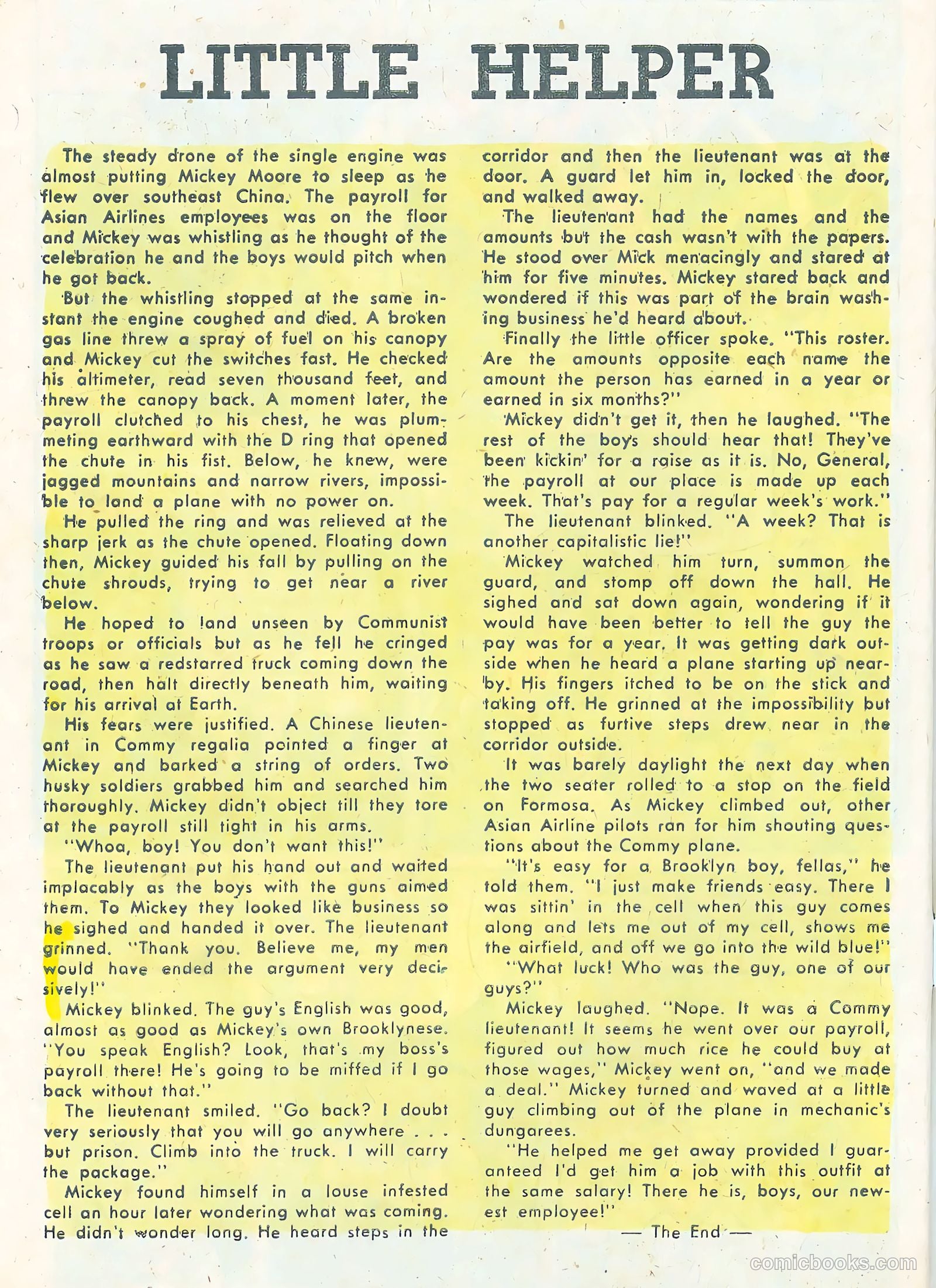 Terry and the Pirates #27 (1955) — page 34 of 36