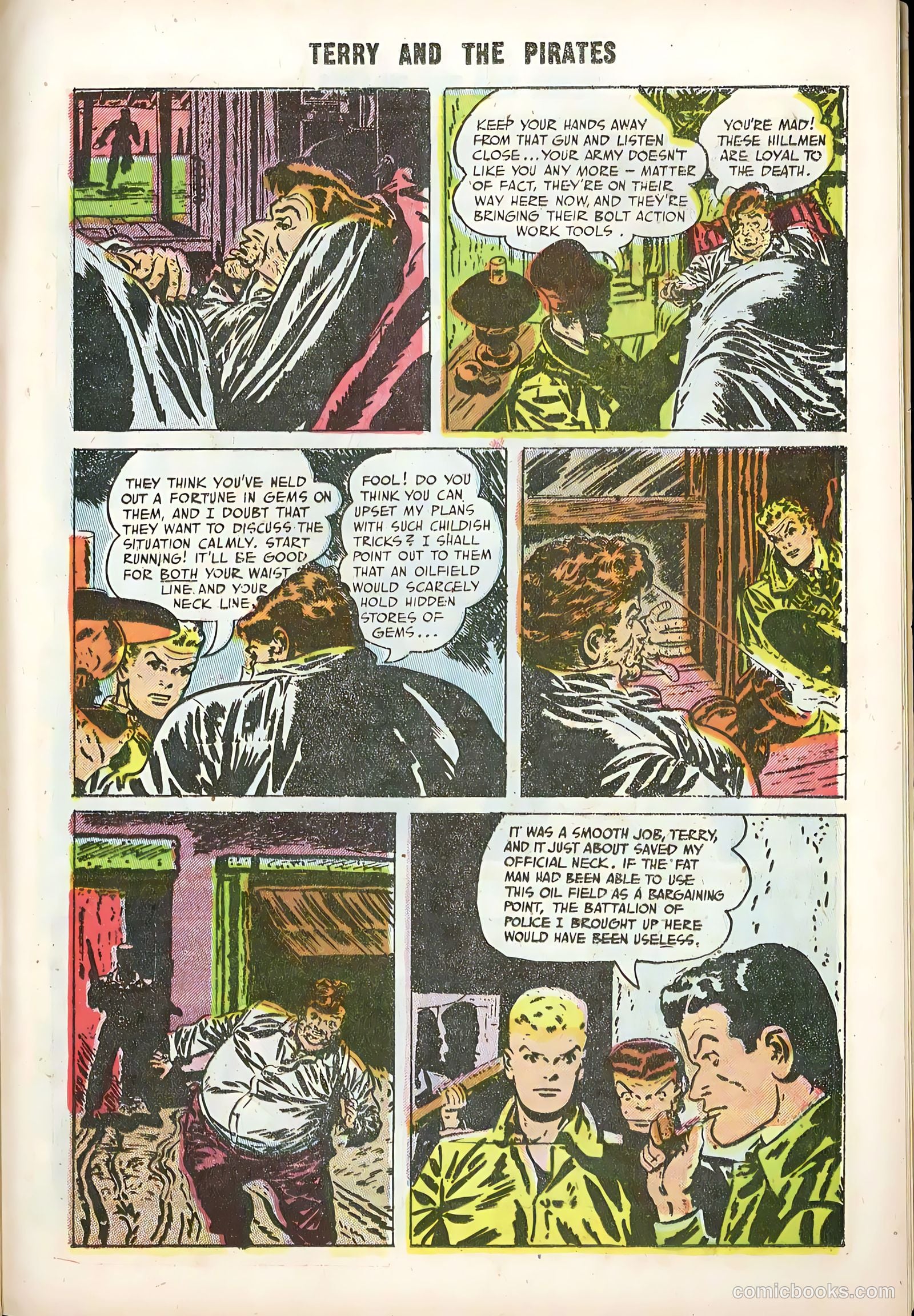 Terry and the Pirates #28 (1955) — page 25 of 36