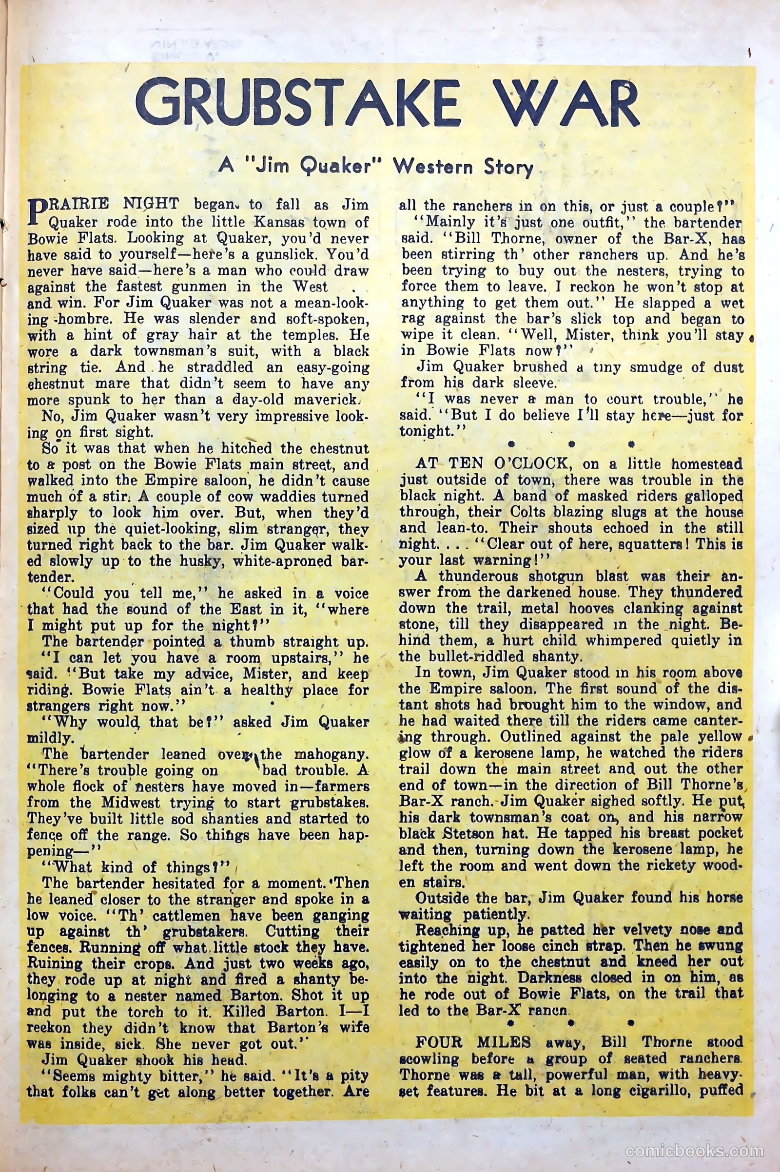Tex Farrell #1 (1948) — page 25 of 36