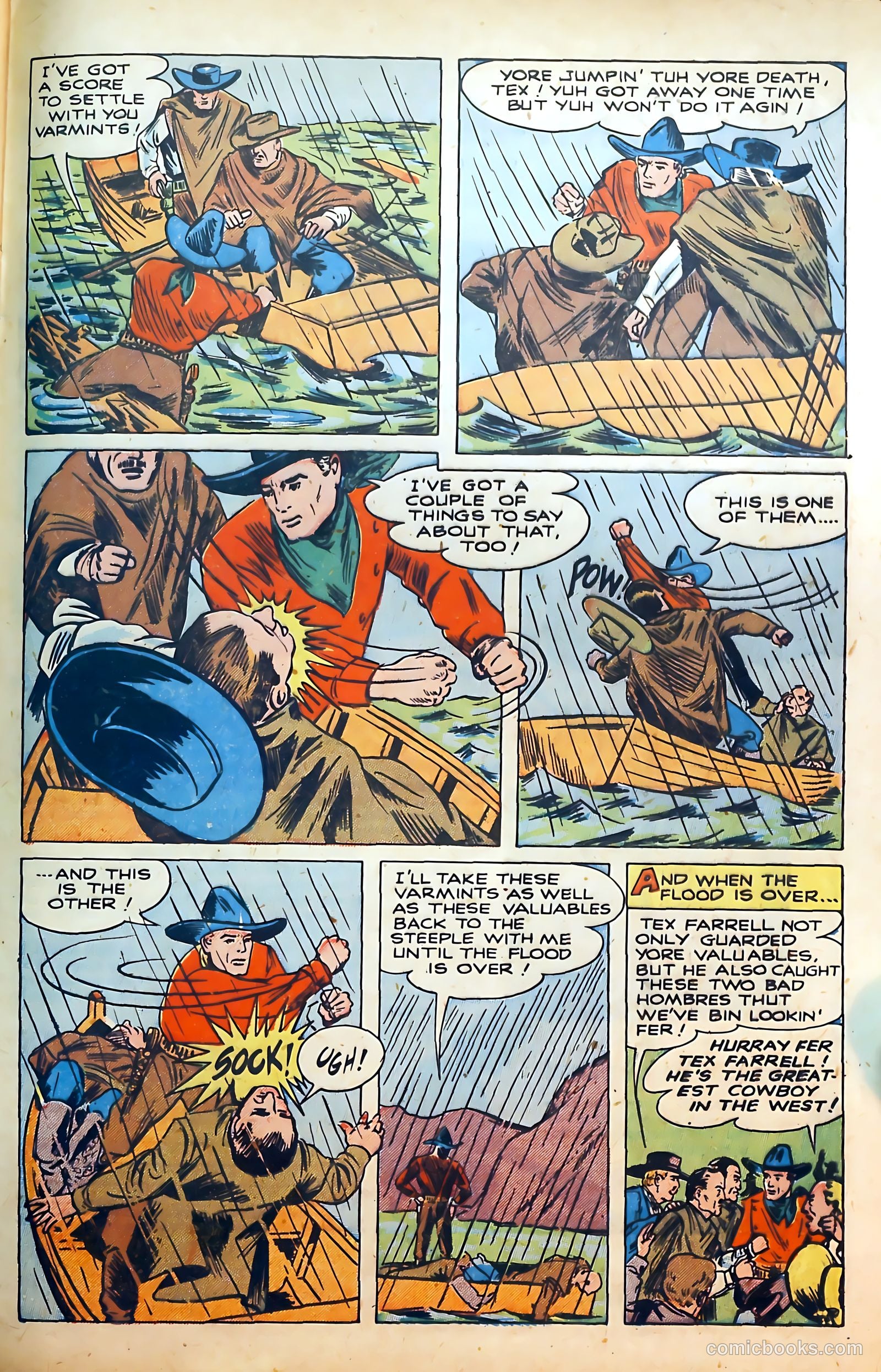 Tex Farrell #1 (1948) — page 33 of 36