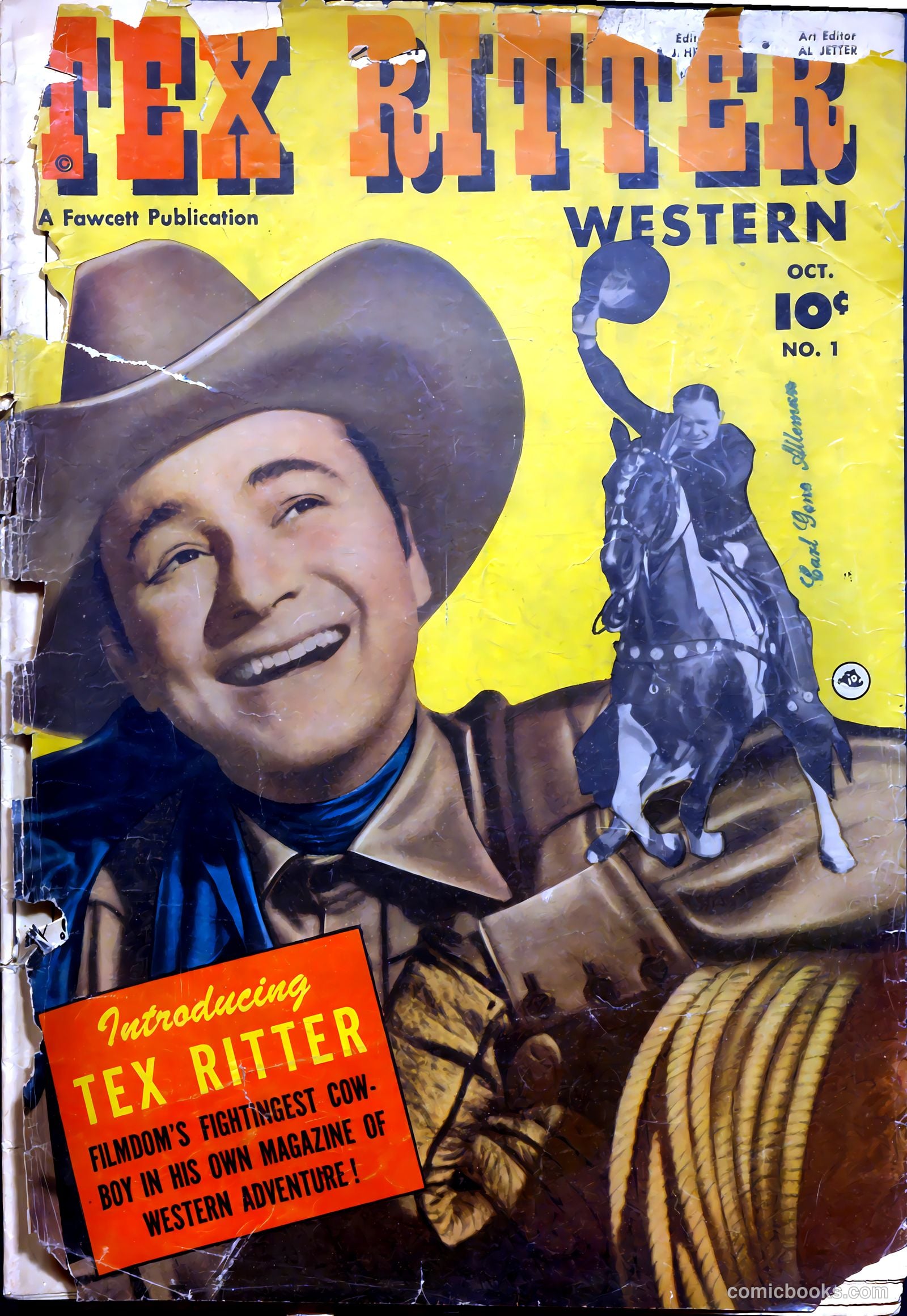 Tex Ritter Western #1 (1950) — page 2 of 40