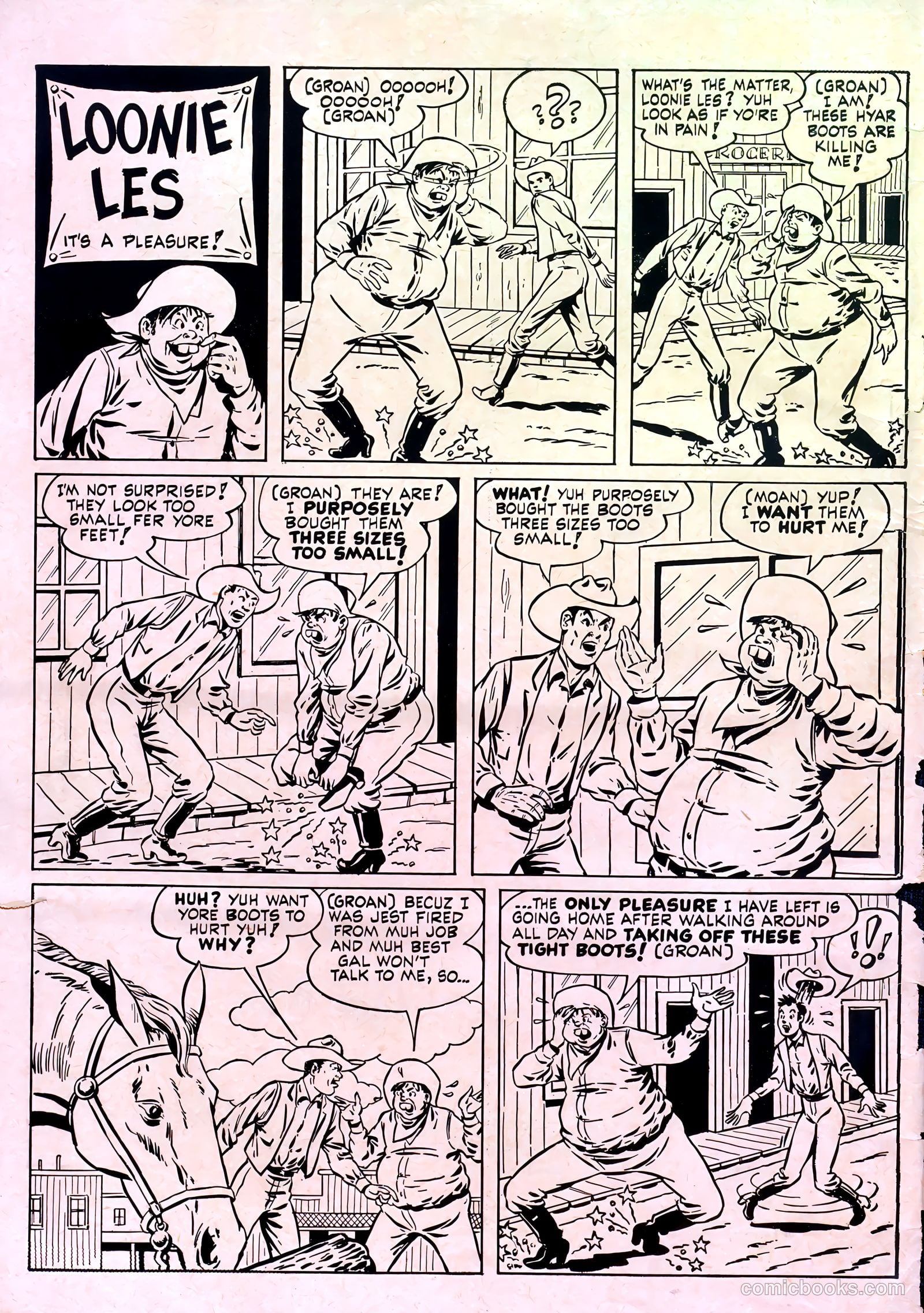 Tex Ritter Western #1 (1950) — page 3 of 40
