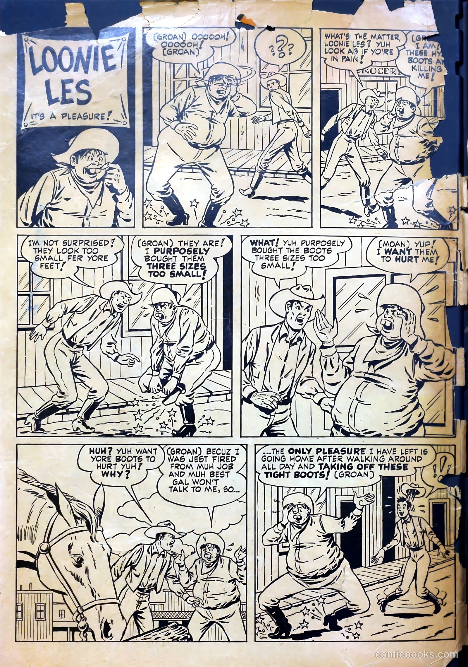 Tex Ritter Western #1 (1950) — page 4 of 40