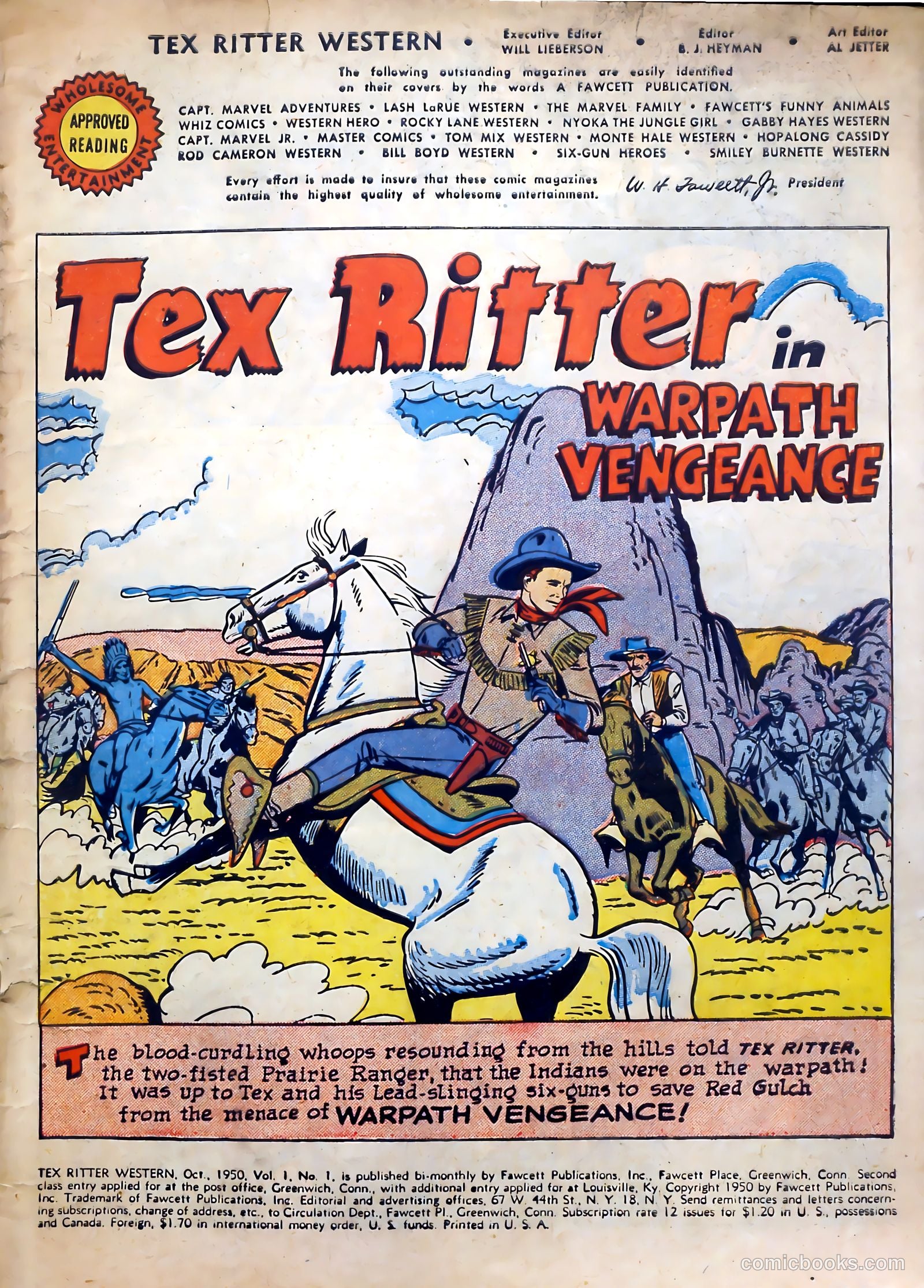 Tex Ritter Western #1 (1950) — page 5 of 40