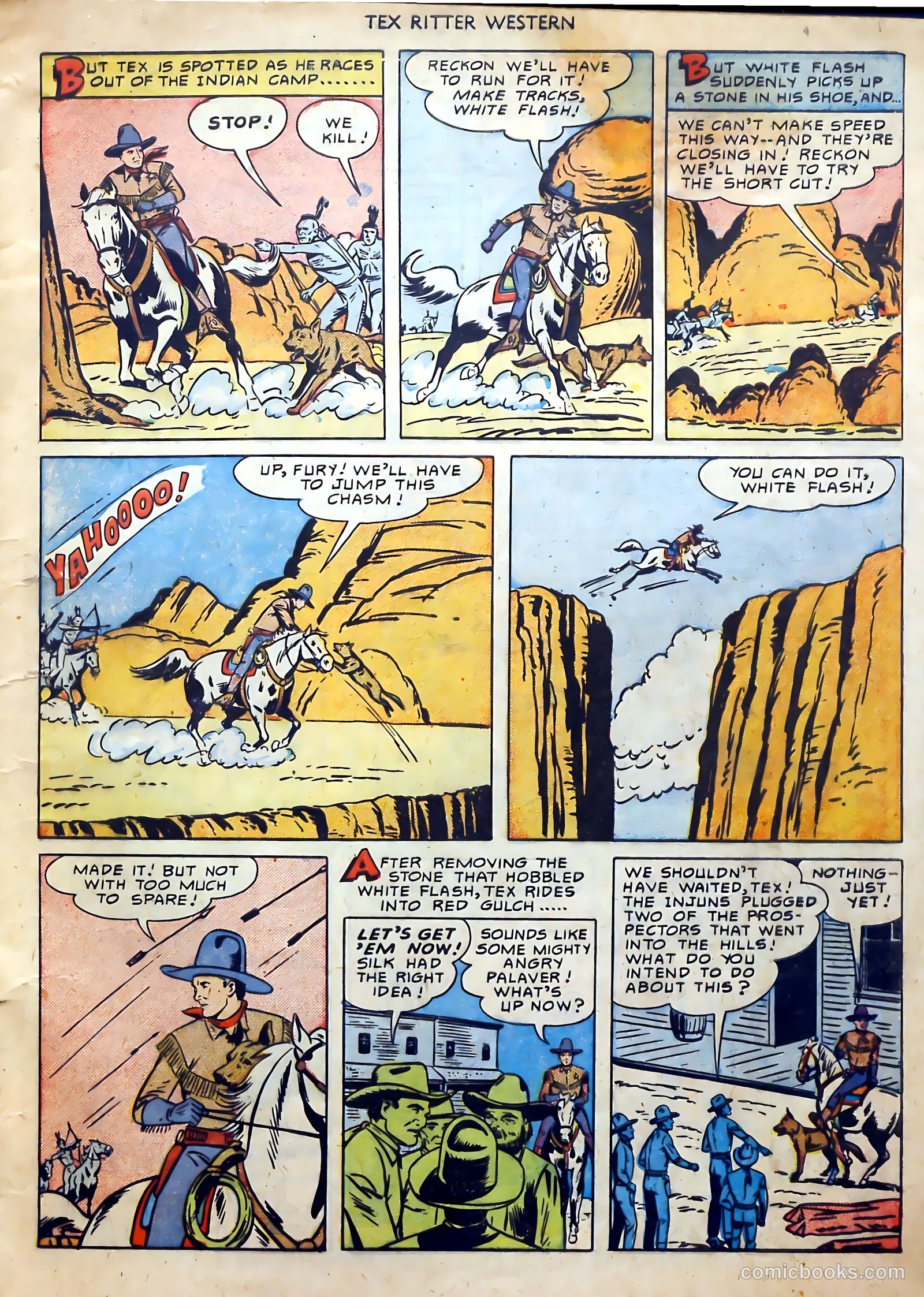 Tex Ritter Western #1 (1950) — page 11 of 40