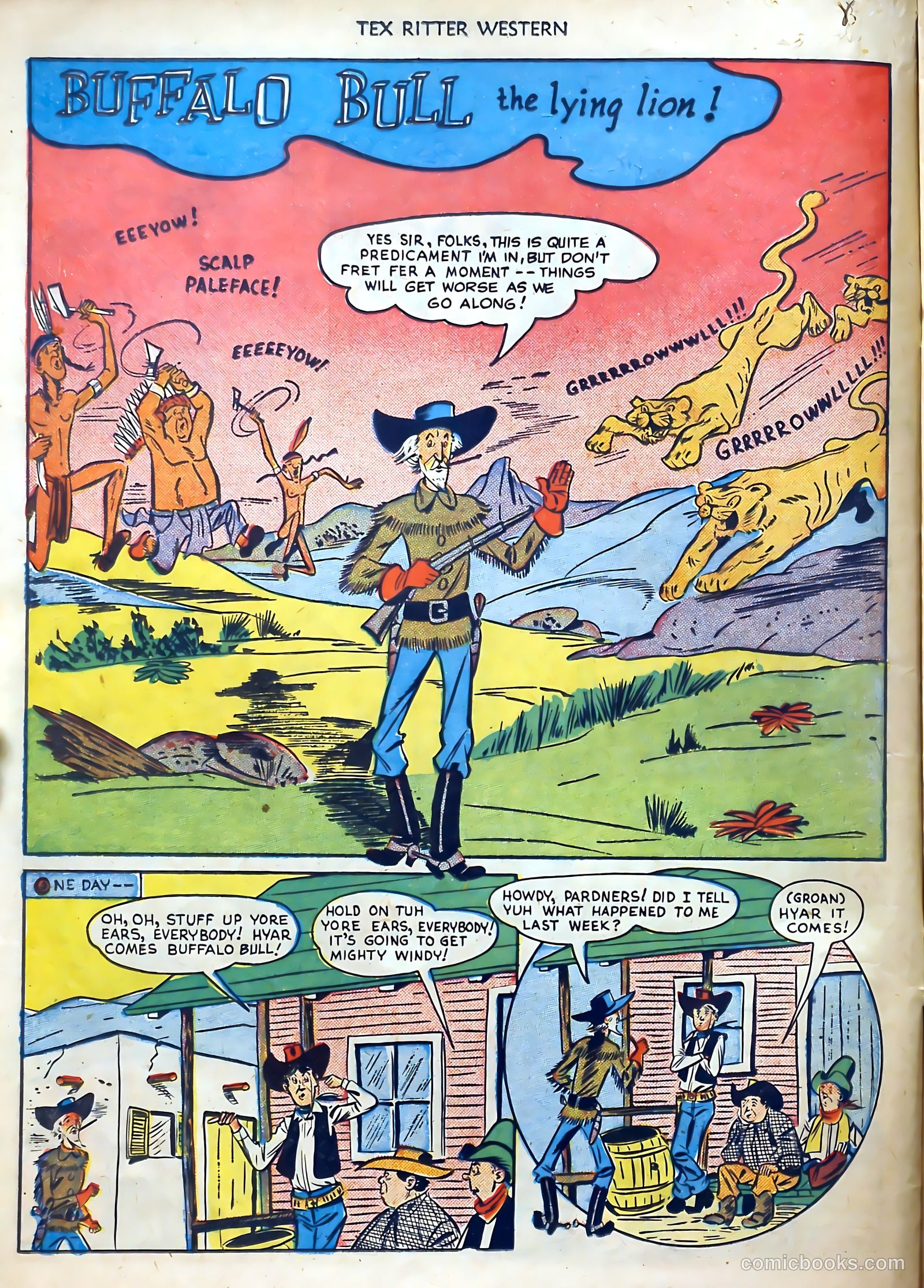 Tex Ritter Western #1 (1950) — page 16 of 40