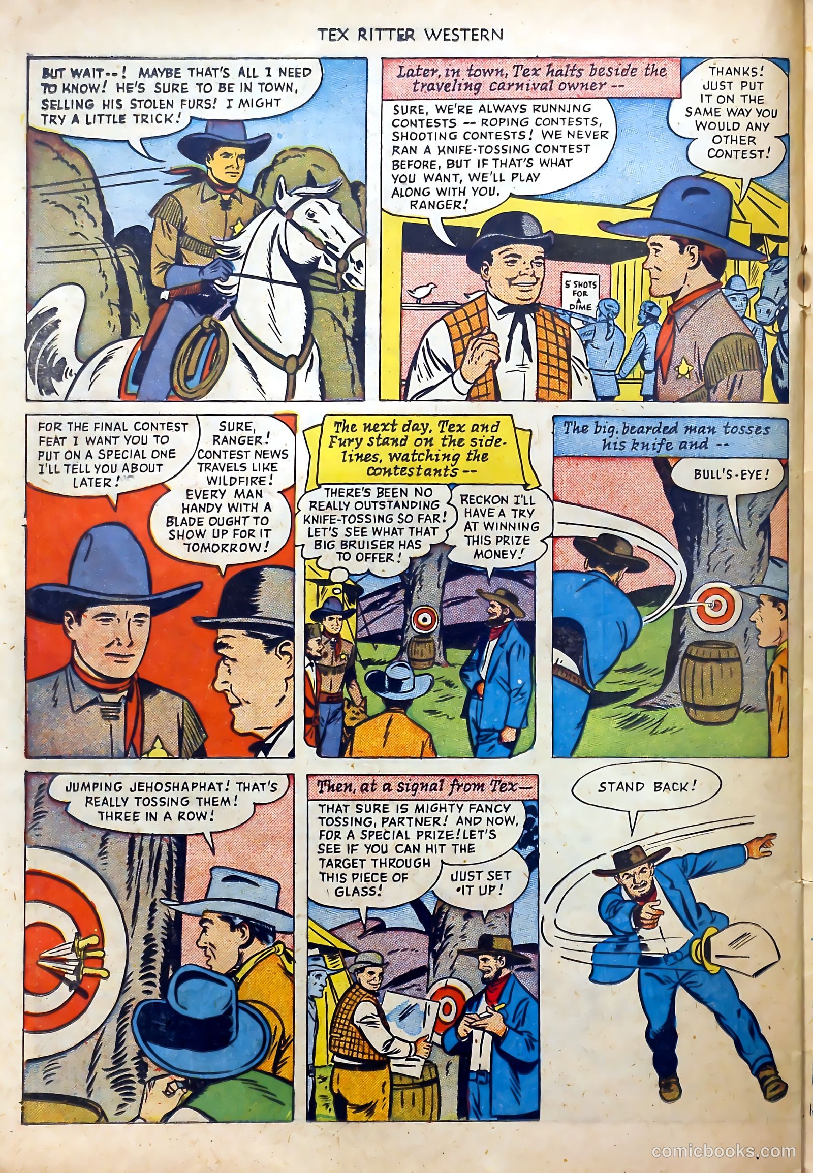 Tex Ritter Western #1 (1950) — page 24 of 40