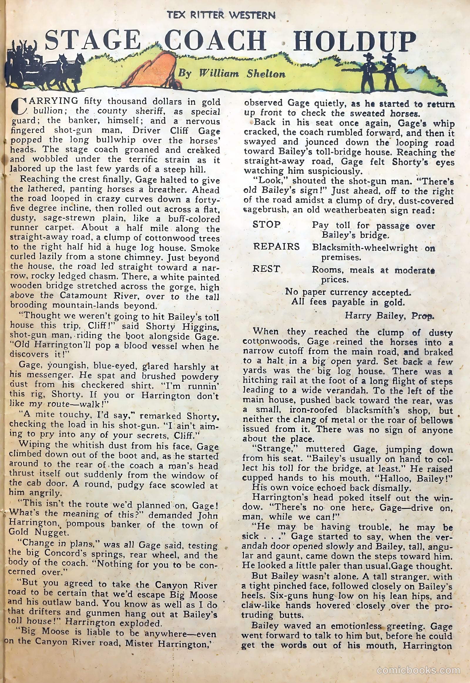 Tex Ritter Western #1 (1950) — page 27 of 40