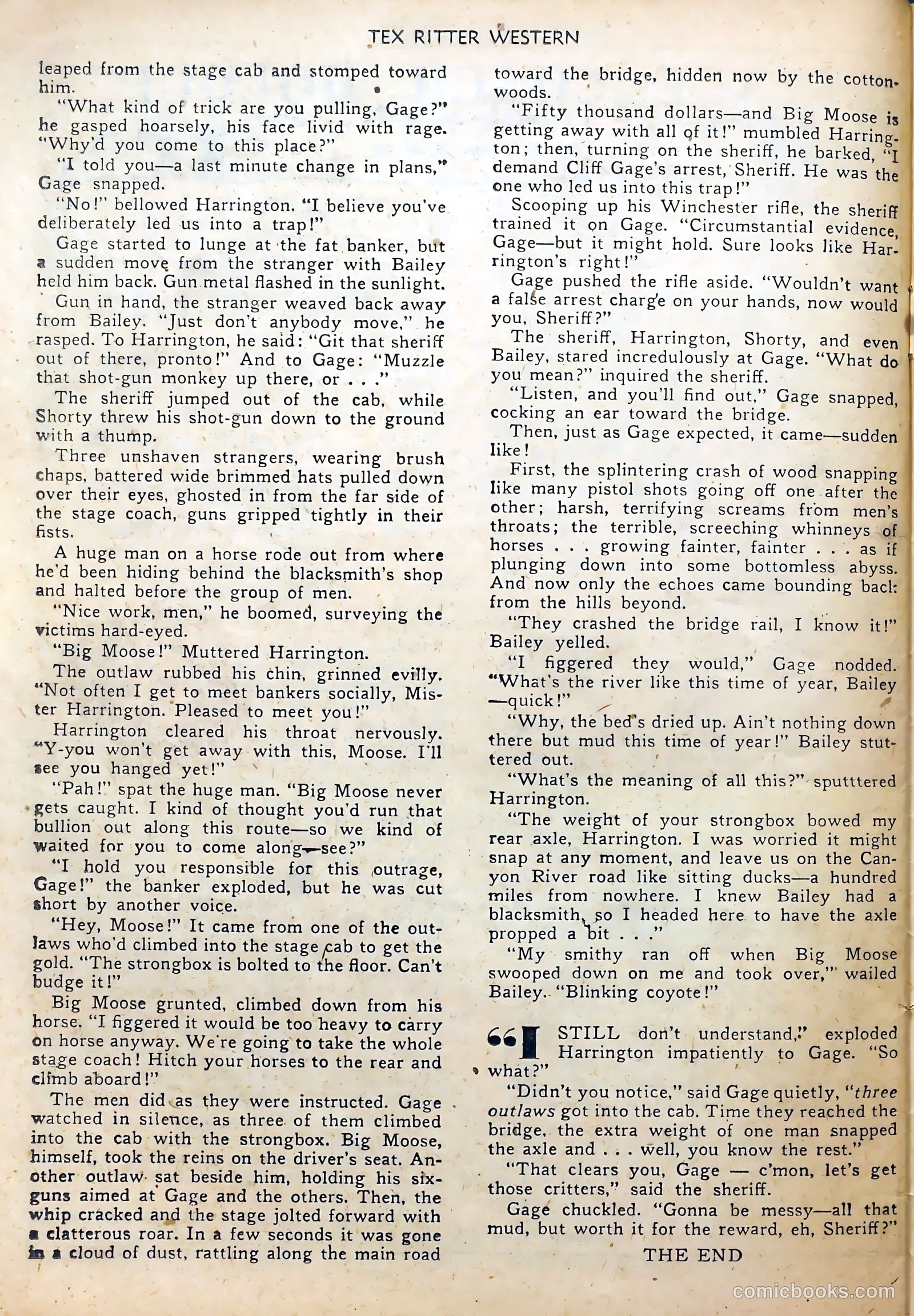 Tex Ritter Western #1 (1950) — page 28 of 40