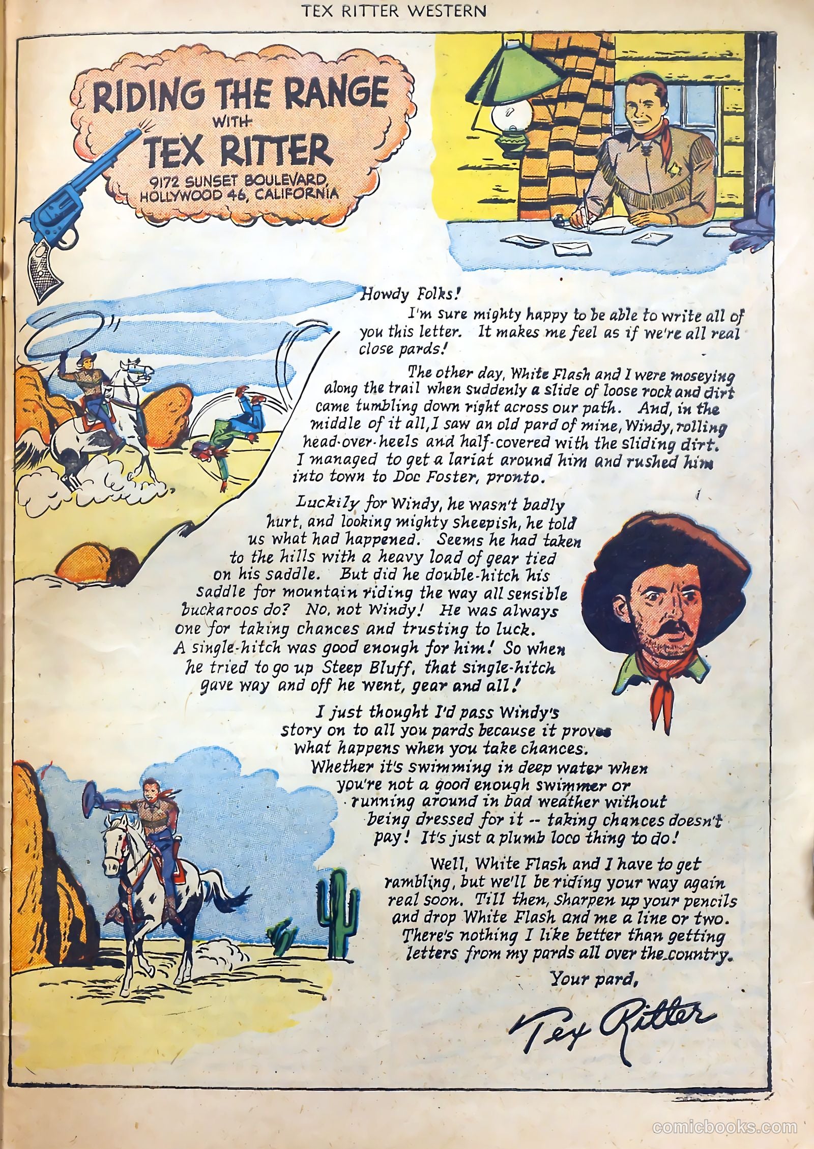 Tex Ritter Western #1 (1950) — page 29 of 40